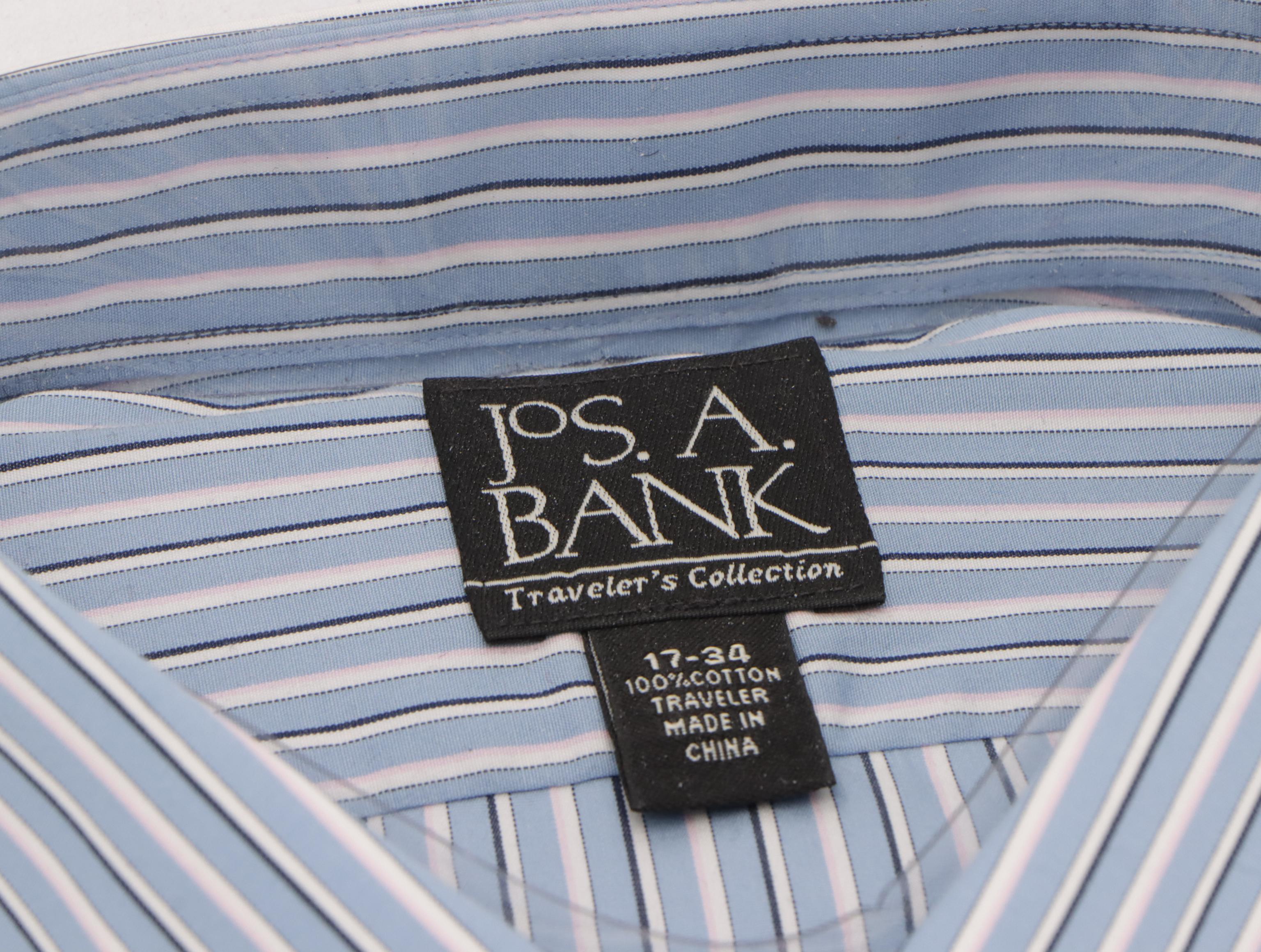 Men's Cotton Dress Shirts Featuring Brooks Brothers, JoS. A. Bank, and More