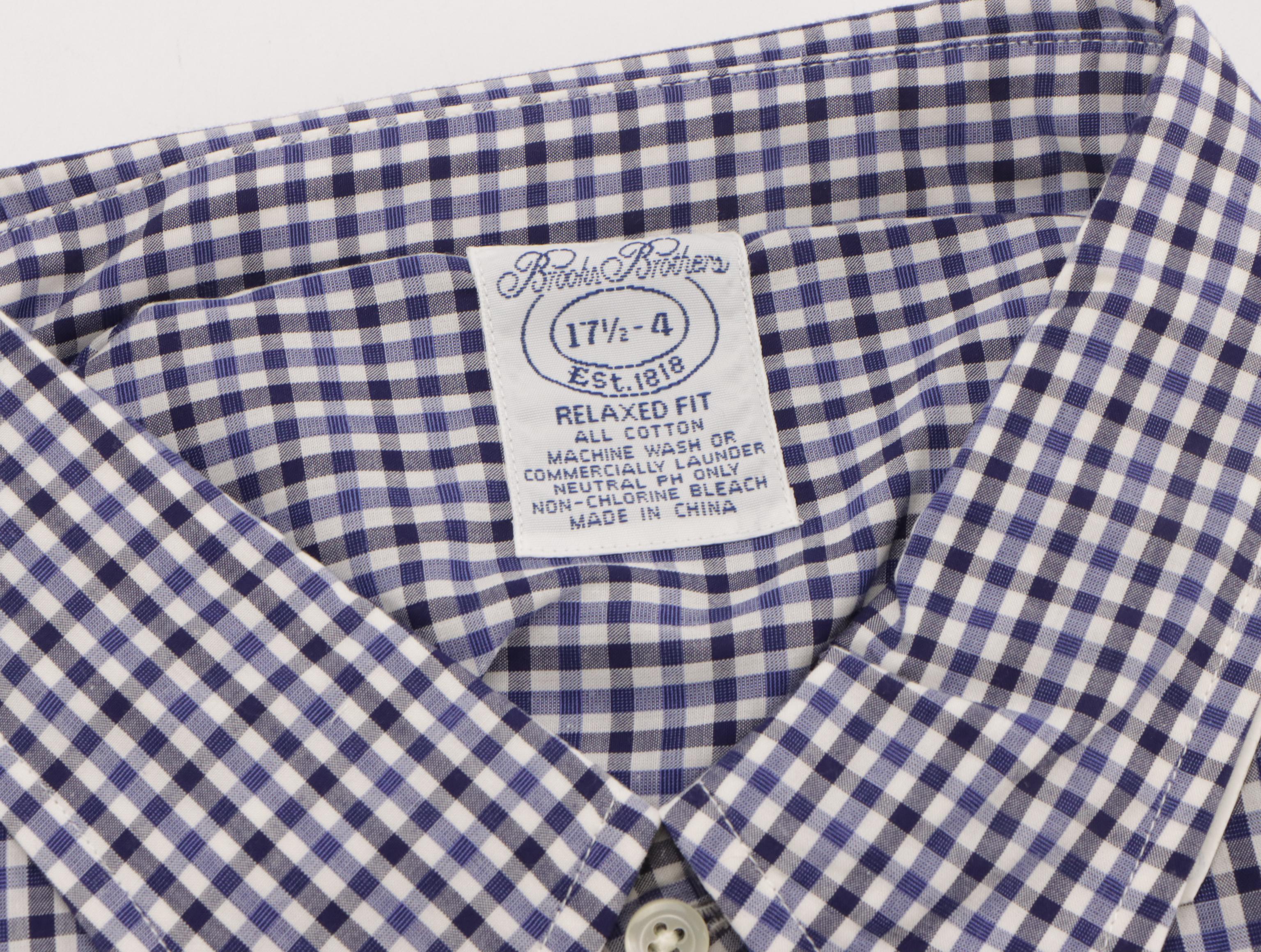 Men's Cotton Dress Shirts Featuring Brooks Brothers, JoS. A. Bank, and More