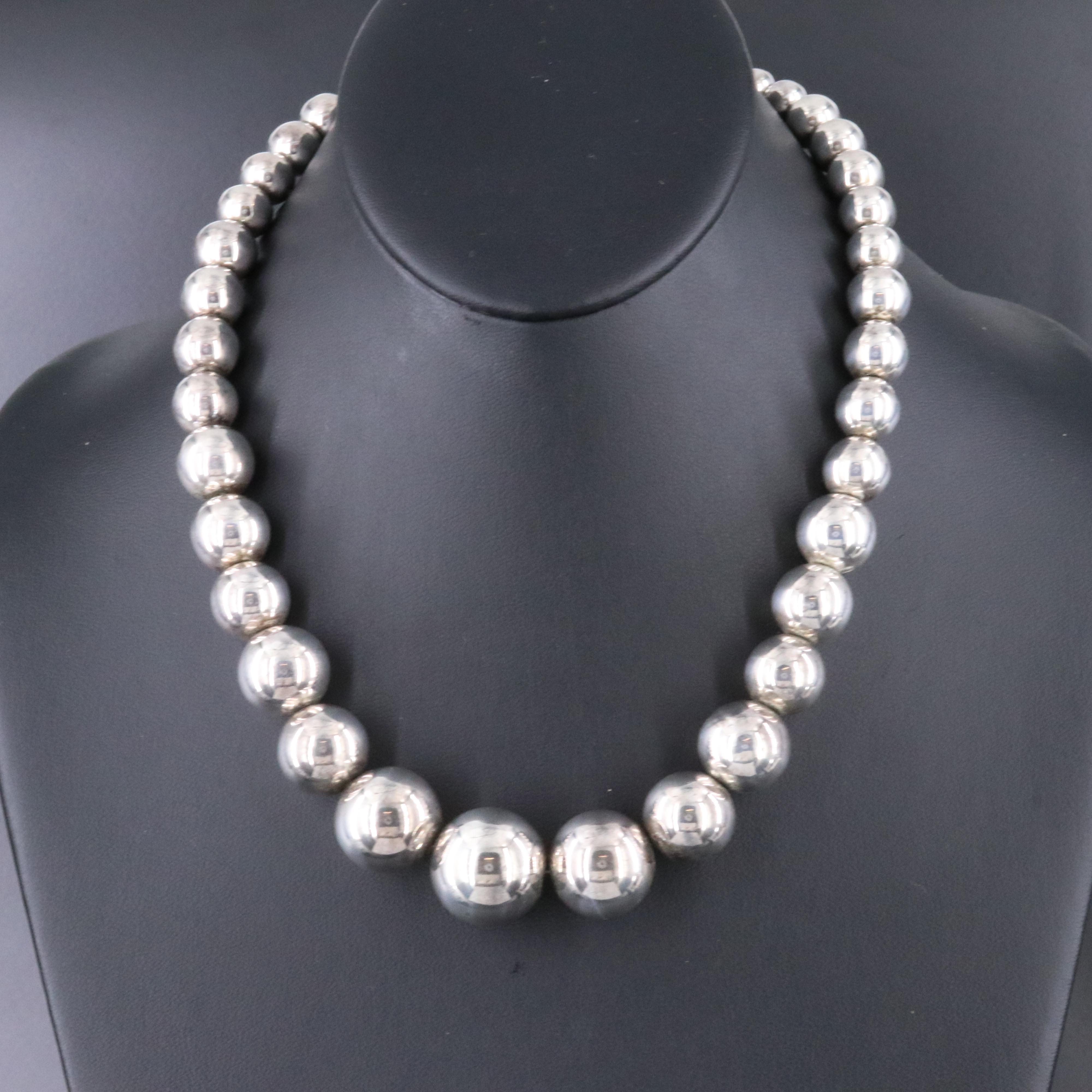 Graduated Bead Necklace