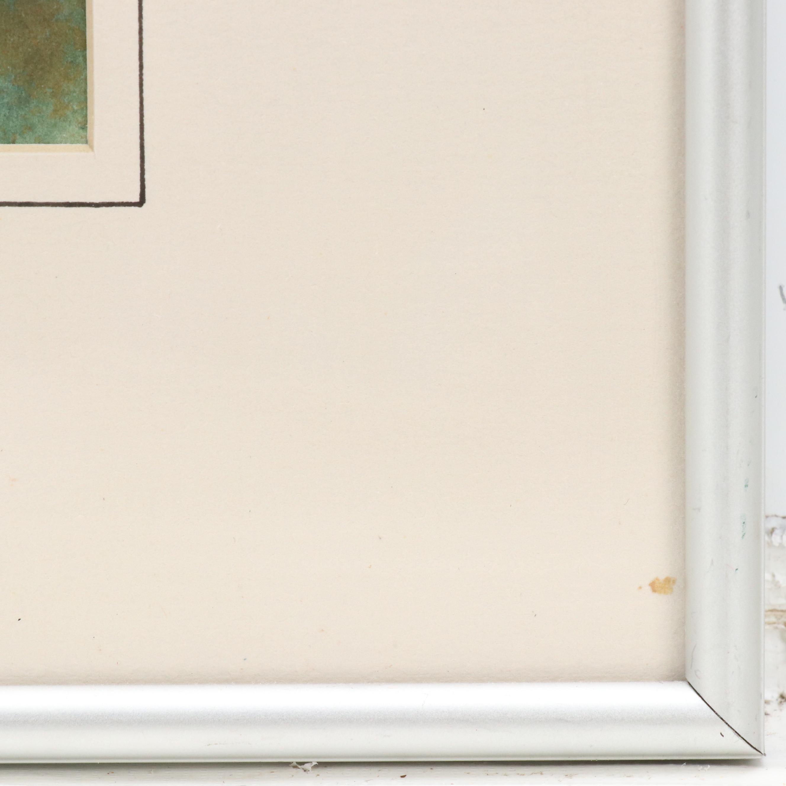 Harold Miller Landscape Watercolor "Low Country"