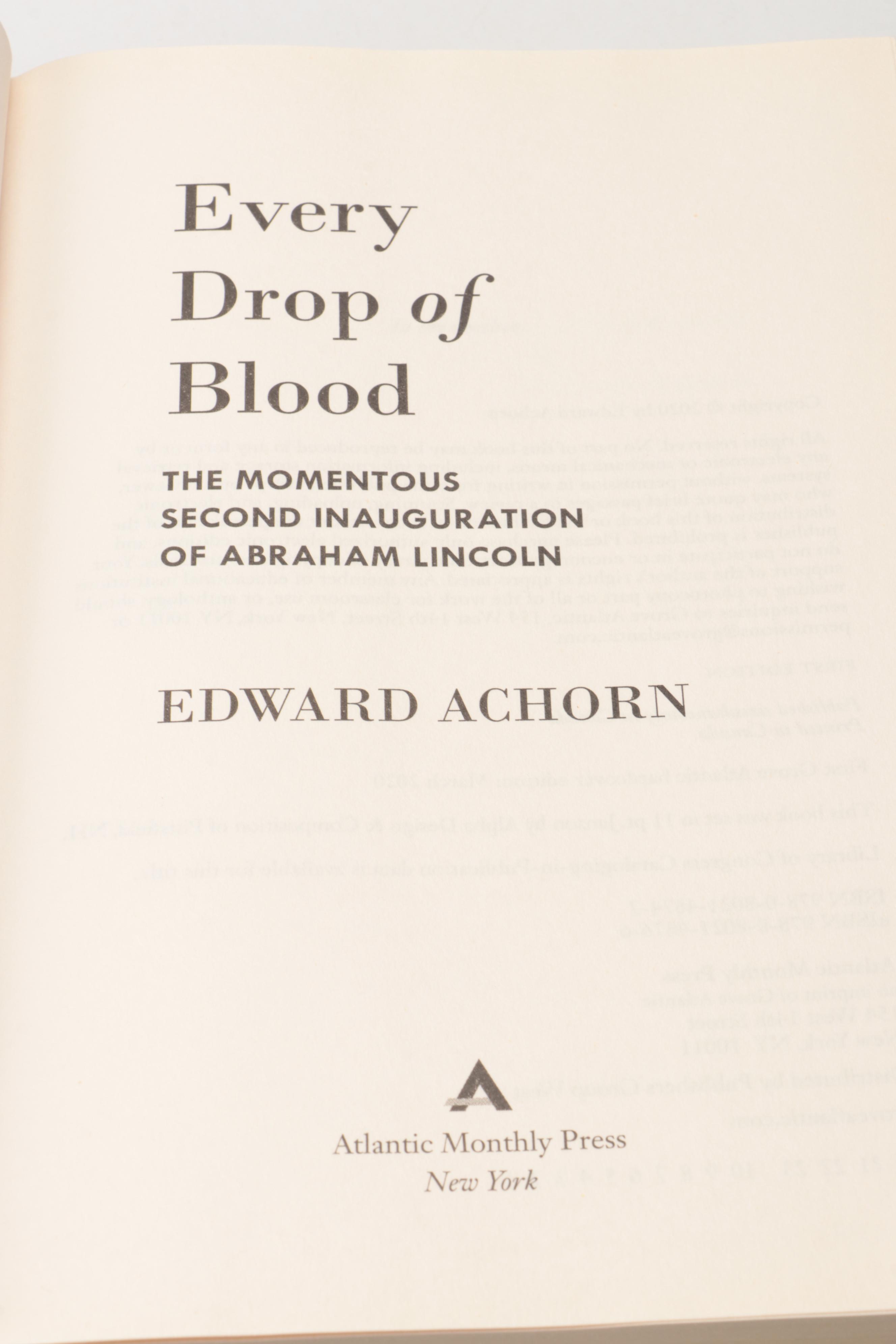 First Edition "Lincoln and the Baltimore Plot, 1861" and More Lincoln Books