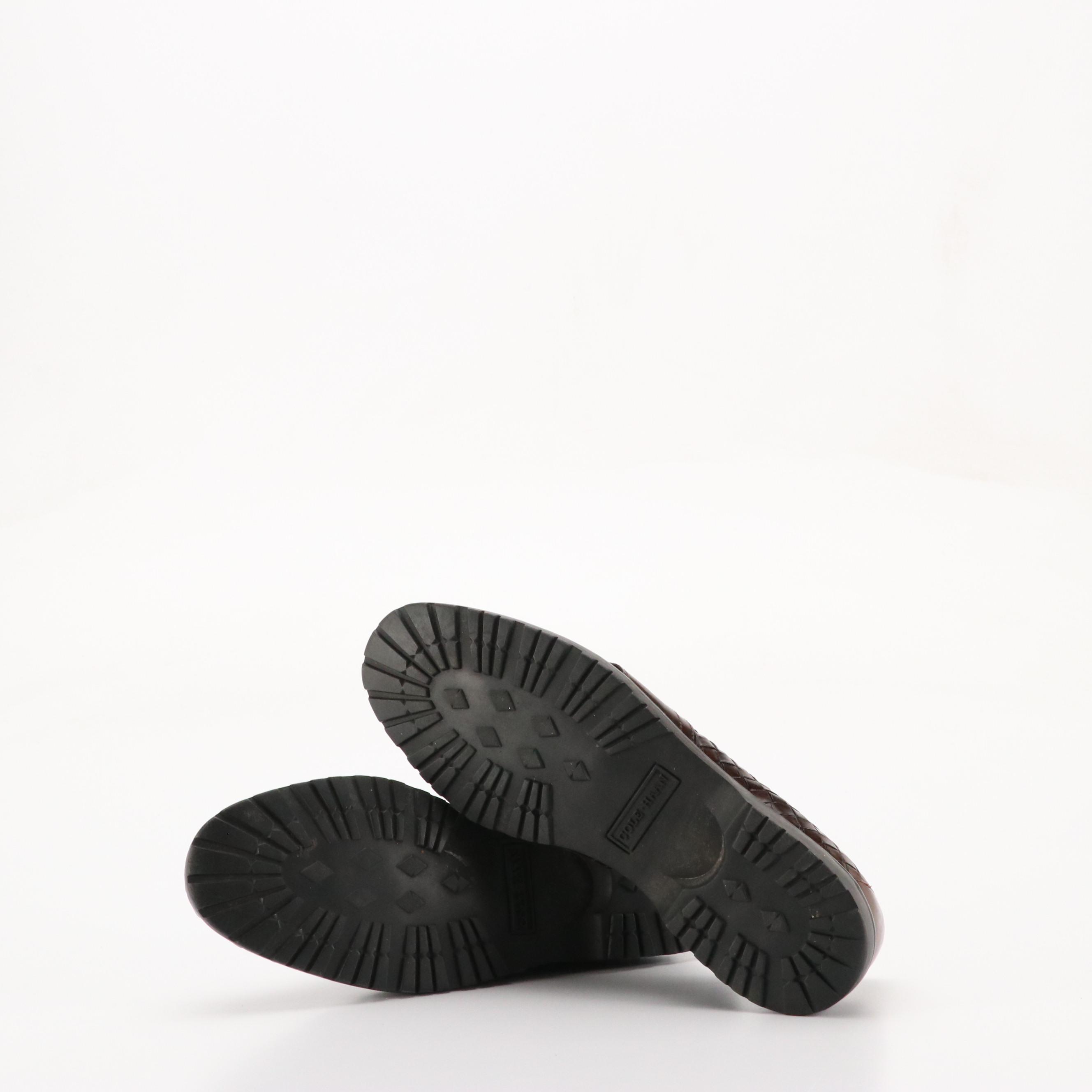 Men's Cole Haan, Allen Edmunds and Alden Brown Leather Loafers, Gold Toe Socks