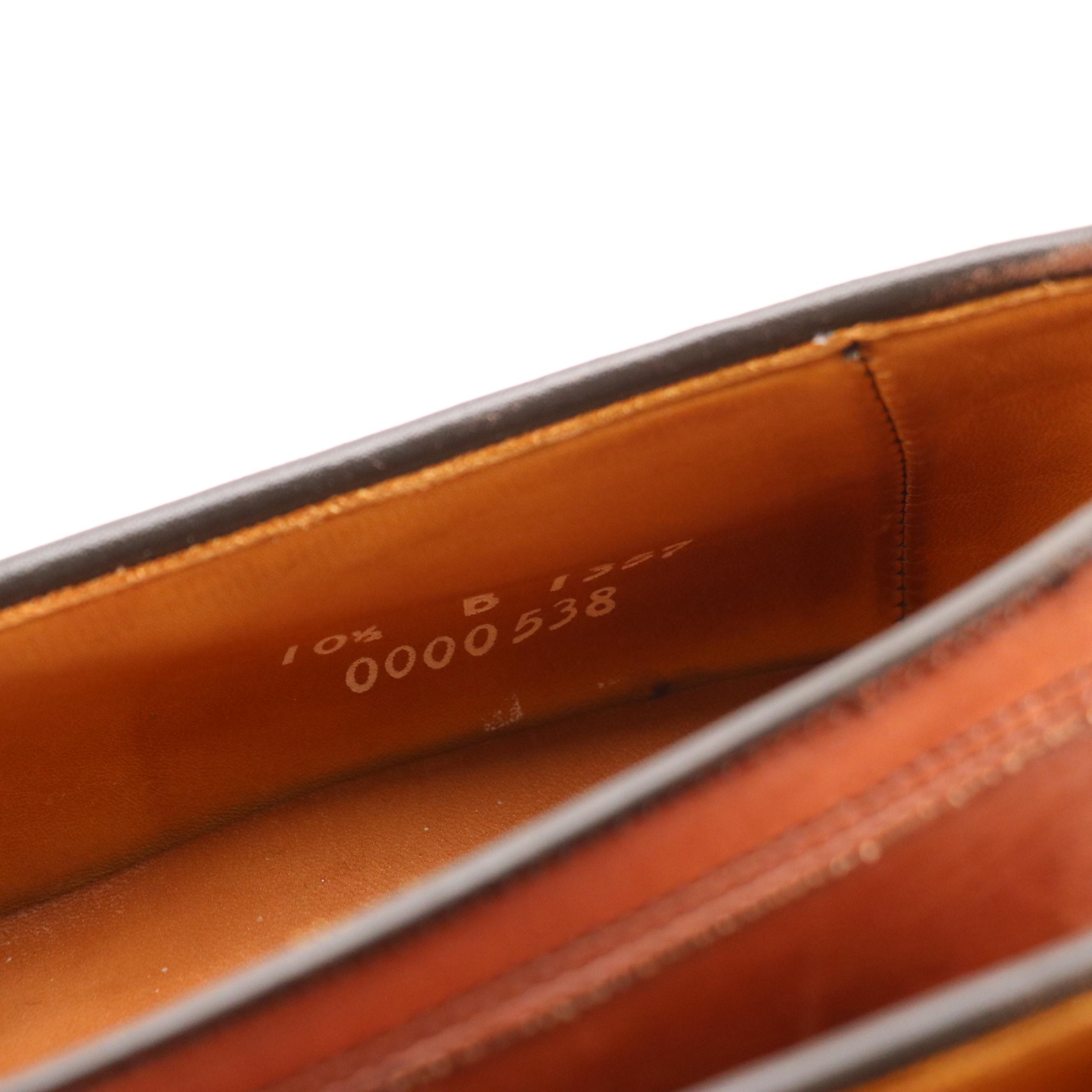 Men's Cole Haan, Allen Edmunds and Alden Brown Leather Loafers, Gold Toe Socks