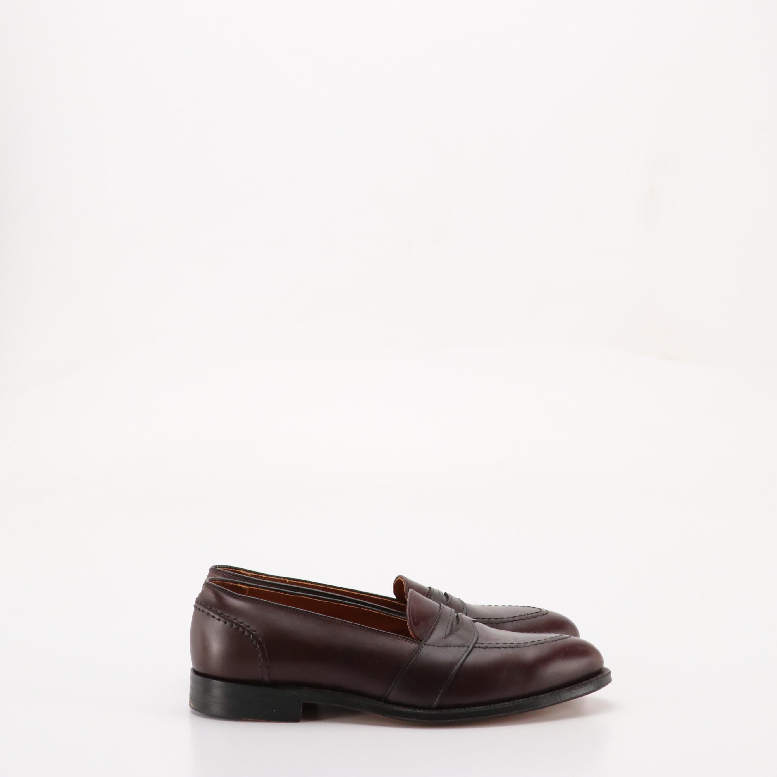 Men's Cole Haan, Allen Edmunds and Alden Brown Leather Loafers, Gold Toe Socks