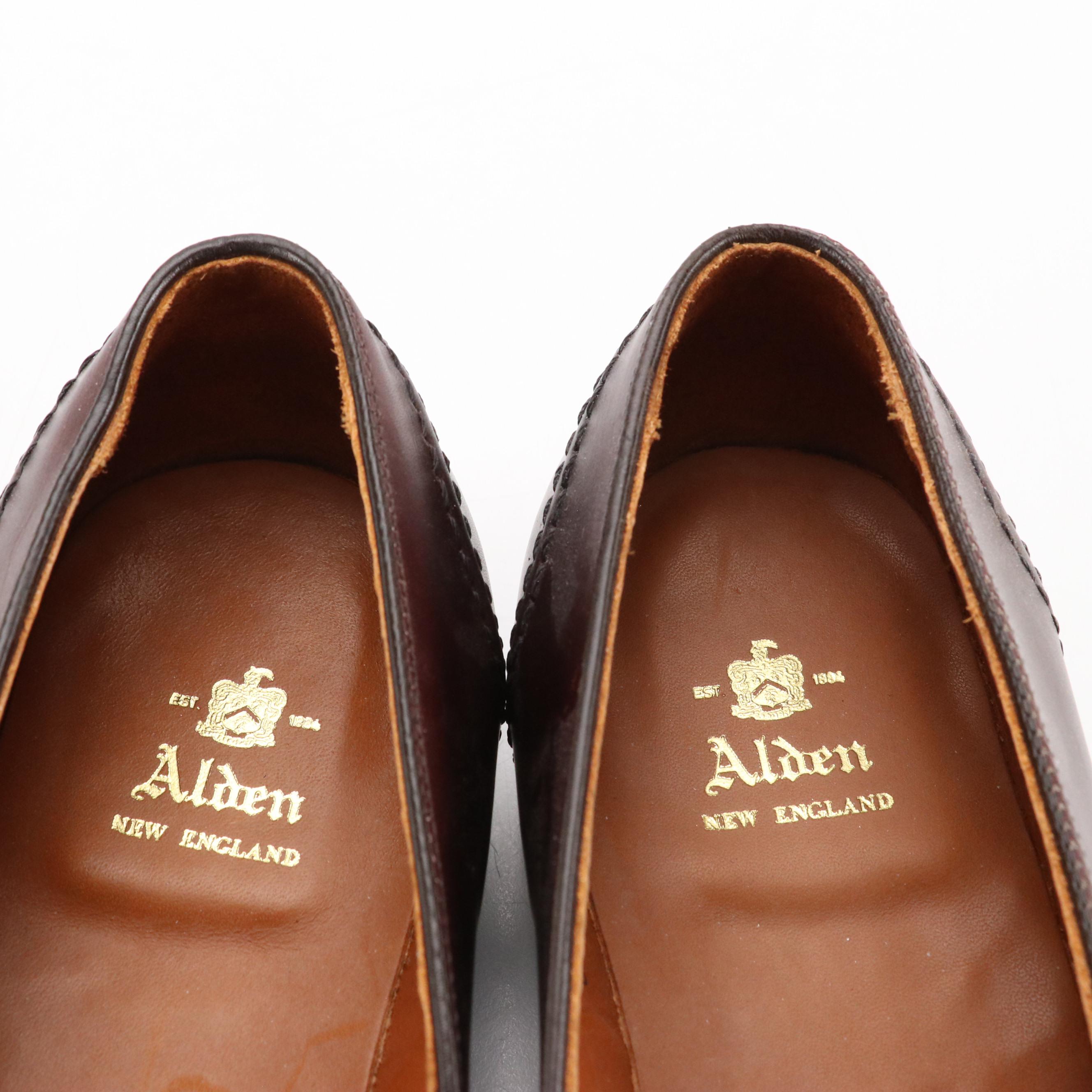 Men's Cole Haan, Allen Edmunds and Alden Brown Leather Loafers, Gold Toe Socks