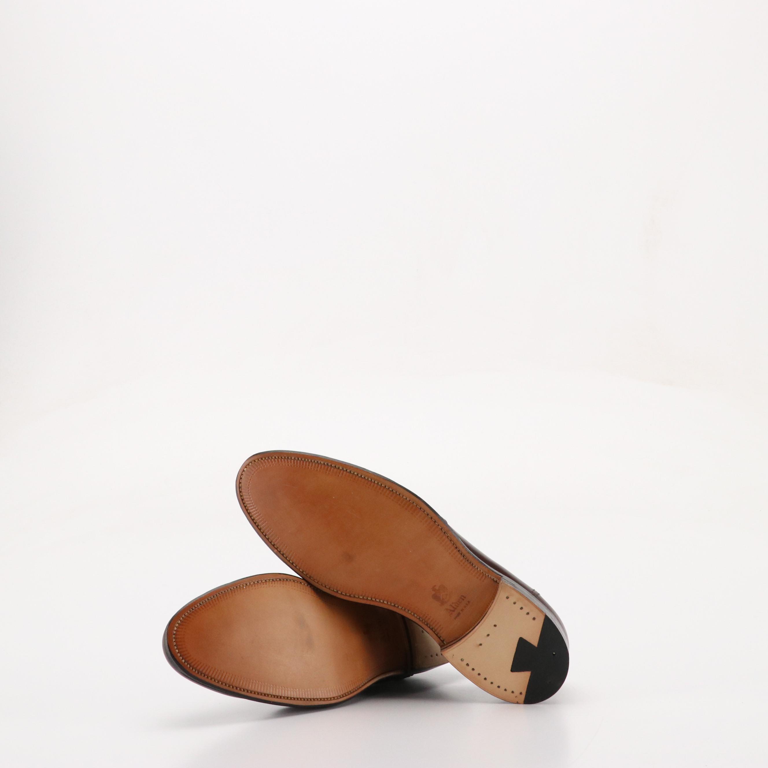 Men's Cole Haan, Allen Edmunds and Alden Brown Leather Loafers, Gold Toe Socks