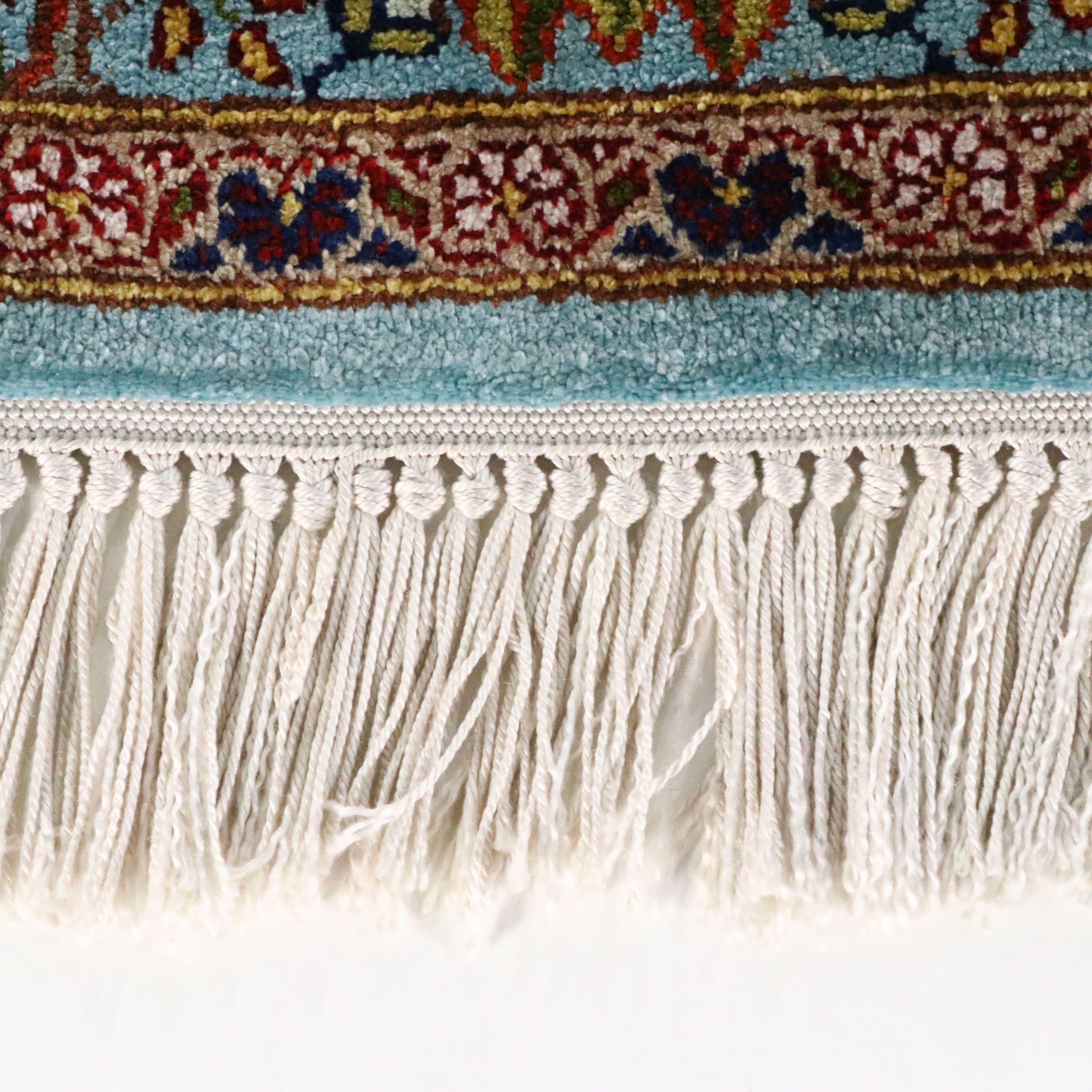 3'3 x 5'10 Hand-Knotted Turkish Kayseri Silk Area Rug