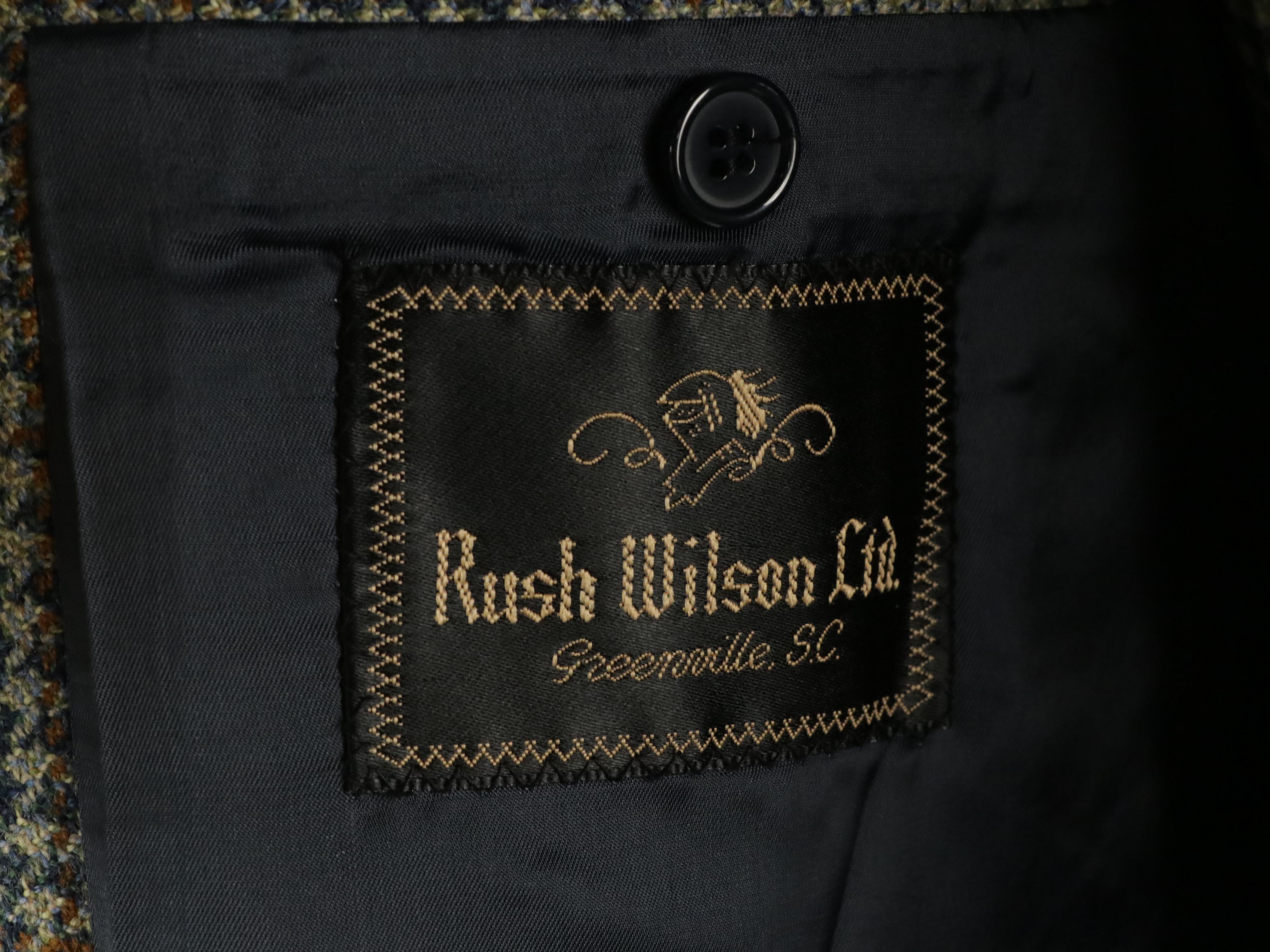 Men's Vintage Wool Houndstooth and Herringbone Blazers Including Rush Wilson