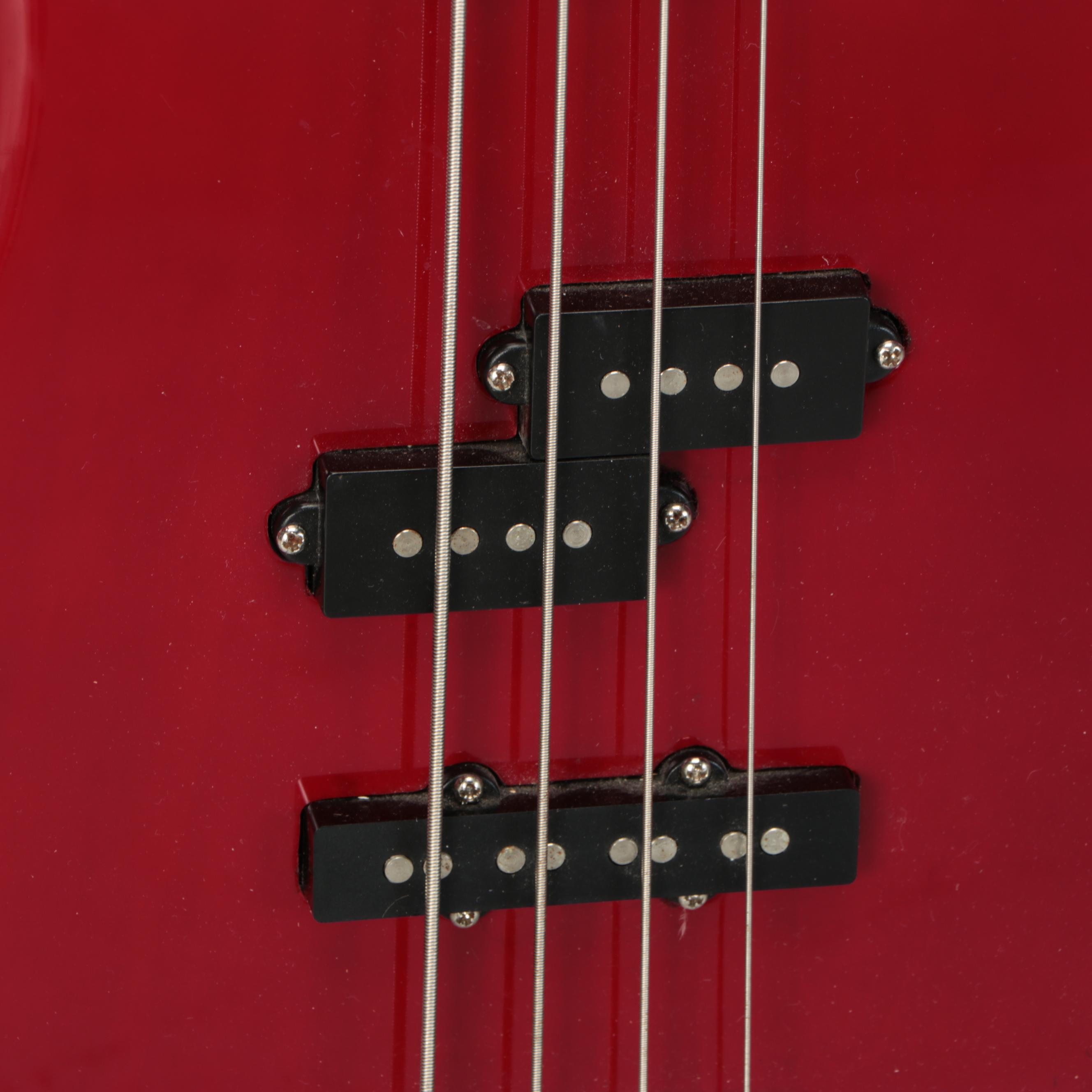 Ibanez Gio Soundgear Red Electric Bass Guitar with Nylon Soft Case