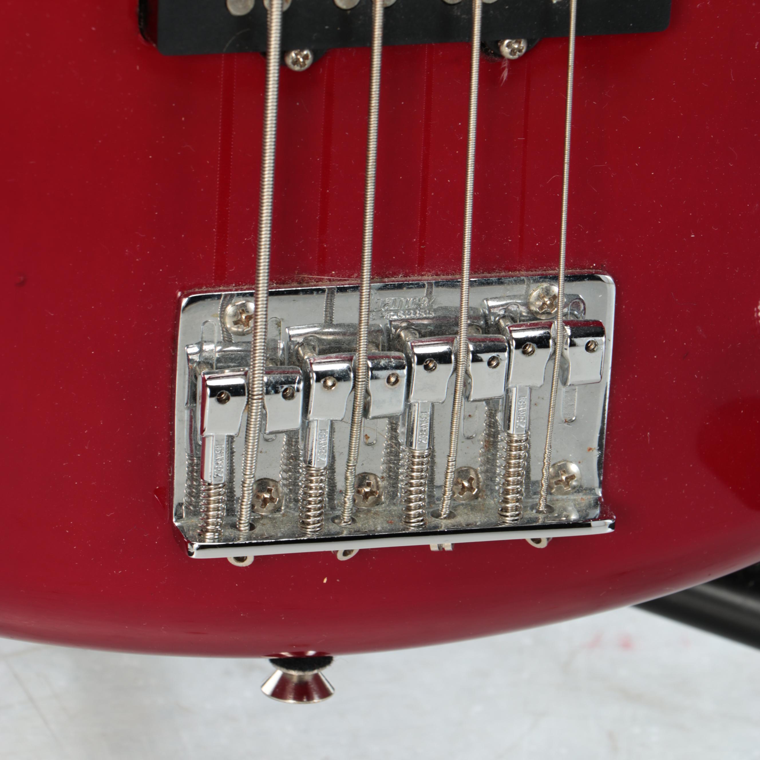 Ibanez Gio Soundgear Red Electric Bass Guitar with Nylon Soft Case