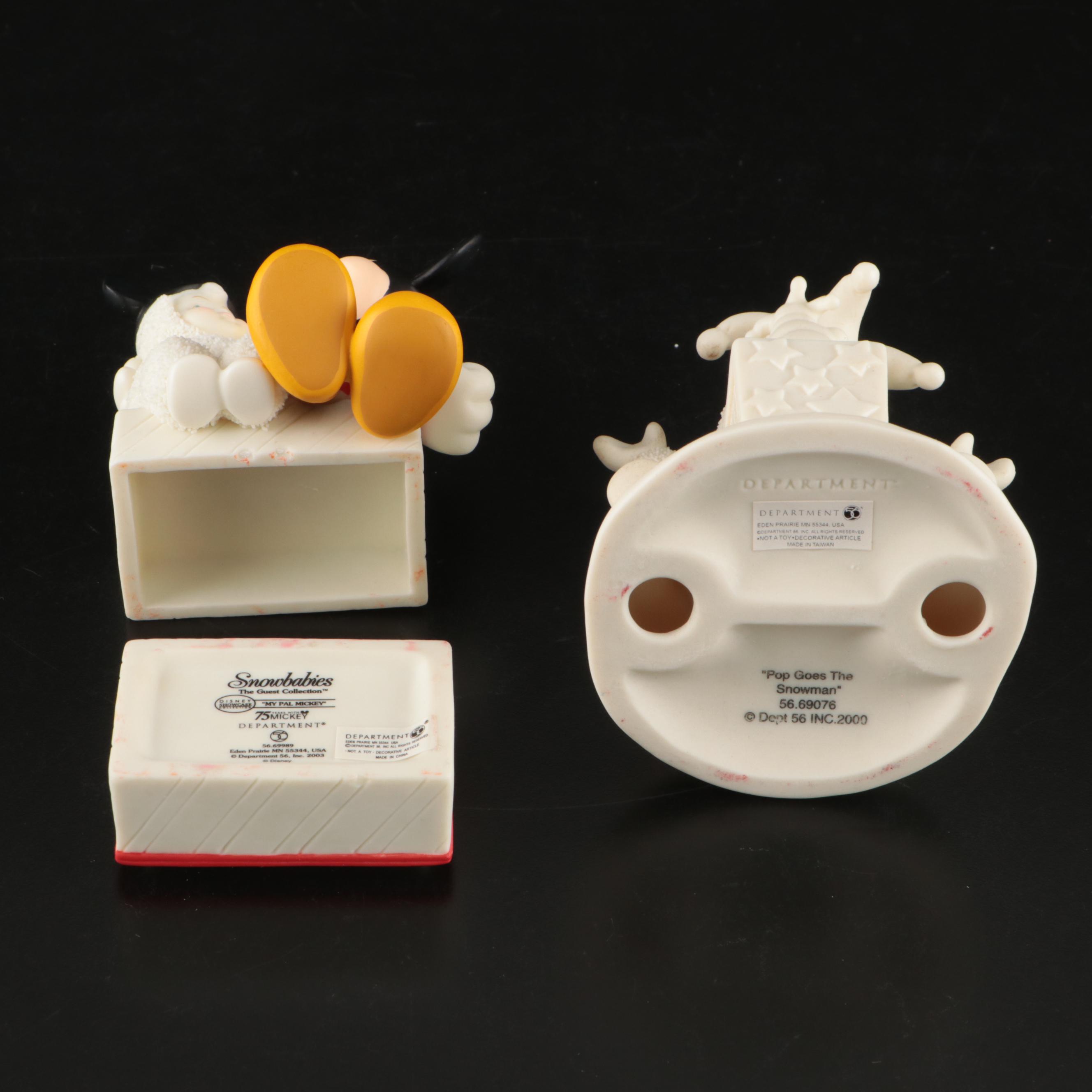 Department 56 Snowbabies Bisque Figurines Includes "My Pal Mickey" and More