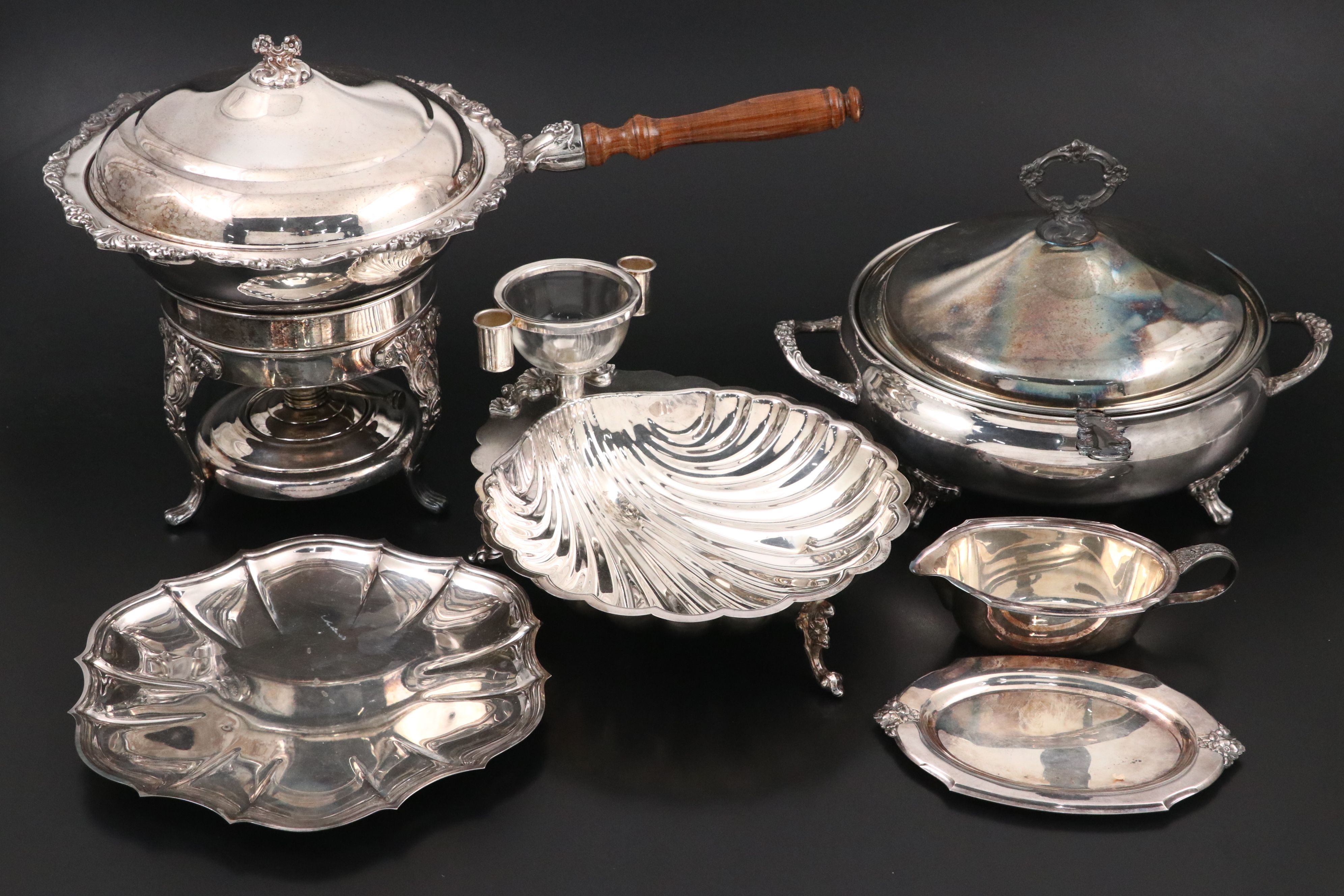 International Silver Company and Other Silver Plate Serving Pieces