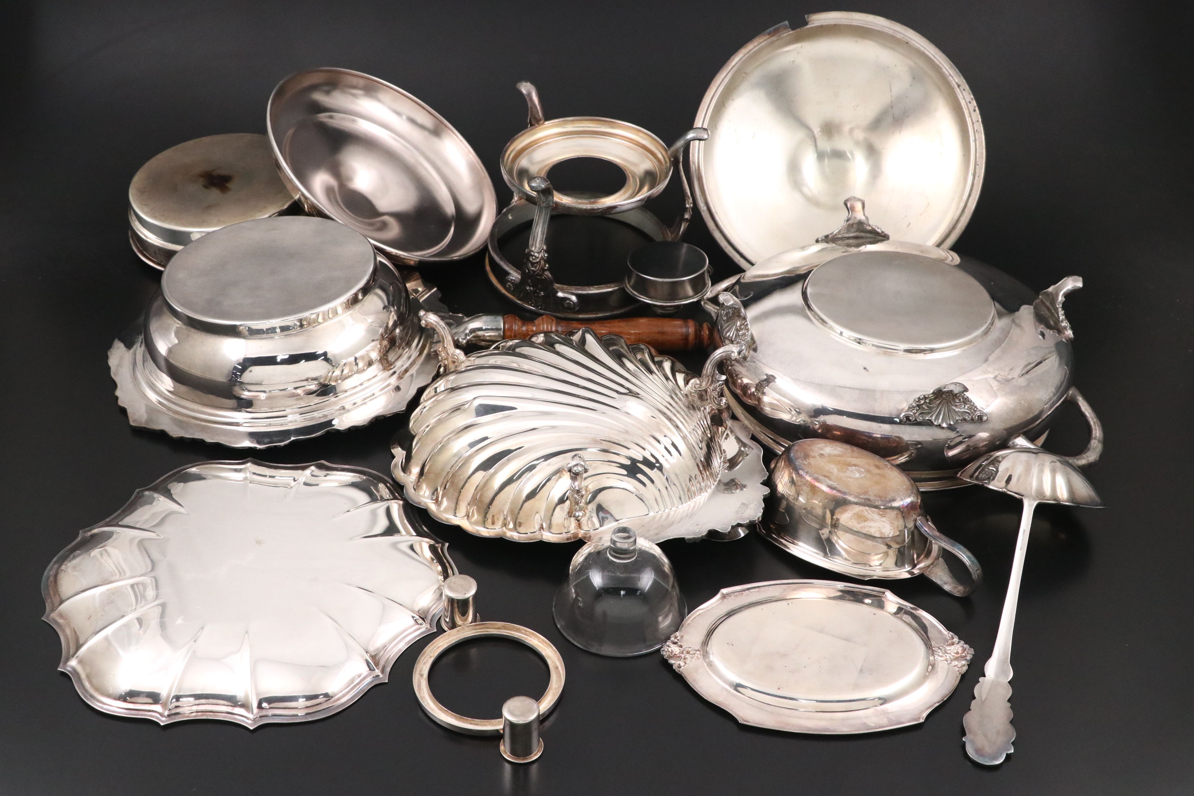 International Silver Company and Other Silver Plate Serving Pieces