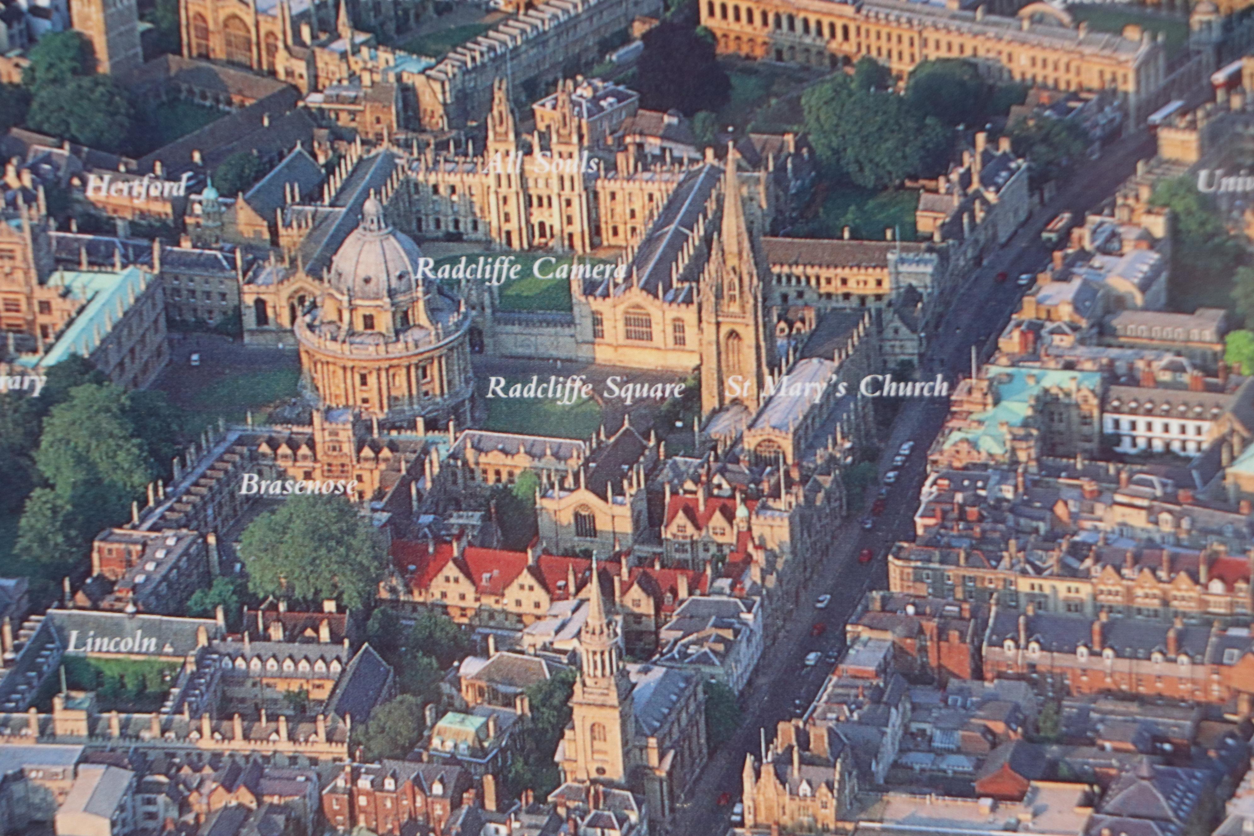 Chris Andrews Offset Lithograph "Oxford," Circa 1990