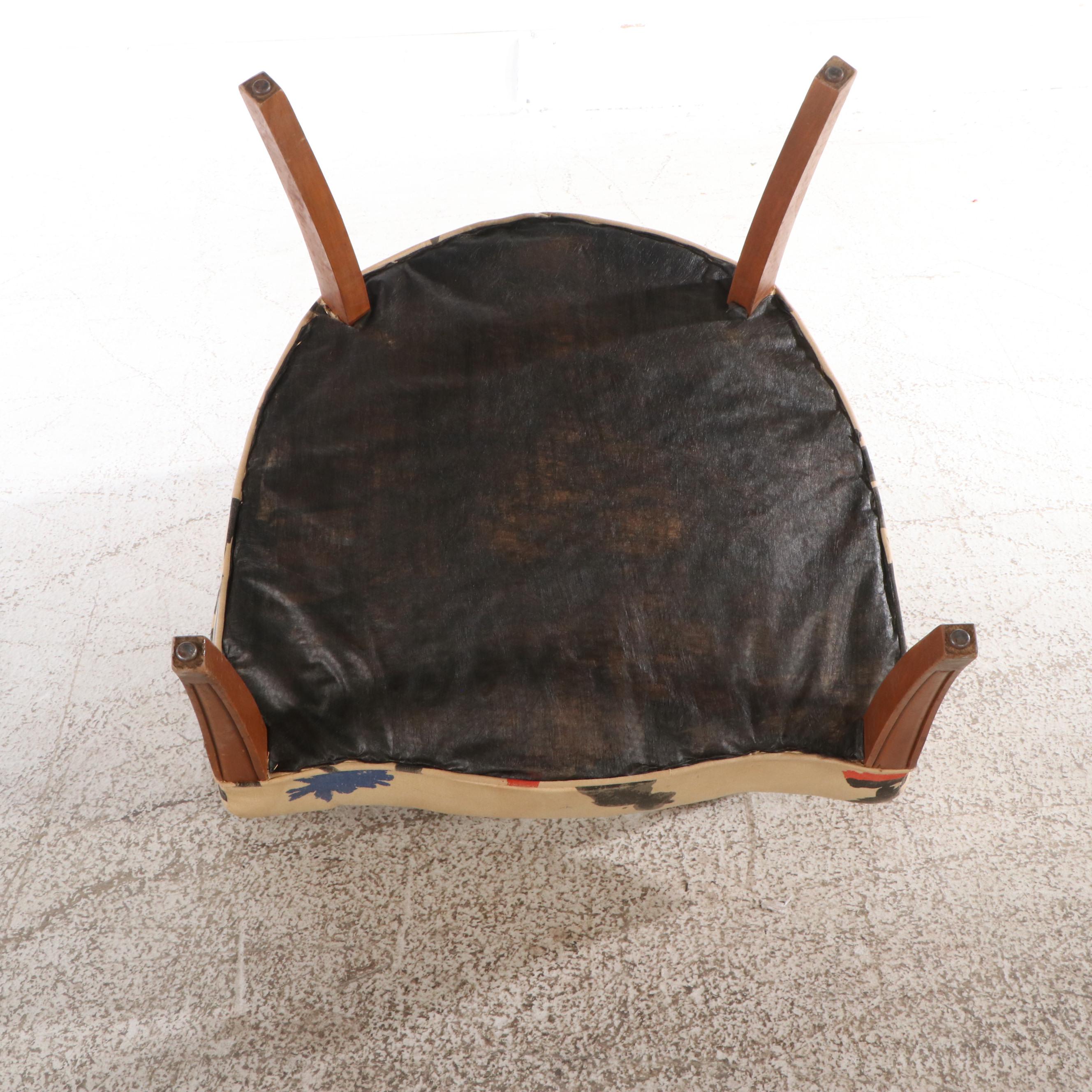 Pair of Pablo Picasso's "Bullfighter" Upholstered Armchairs with Cushions