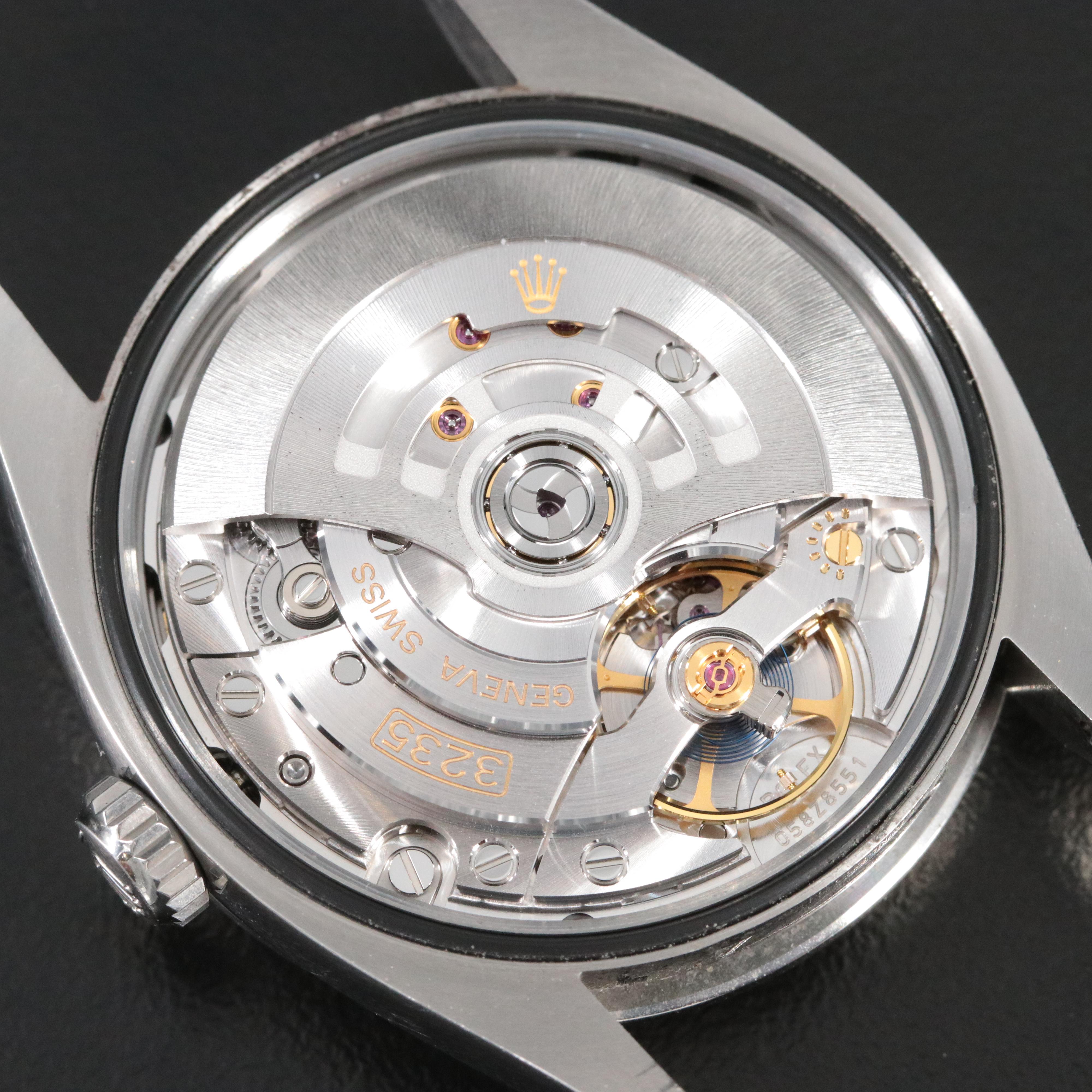 Rolex Datejust 126200 Blue Fluted Motif Dial Steel Watch