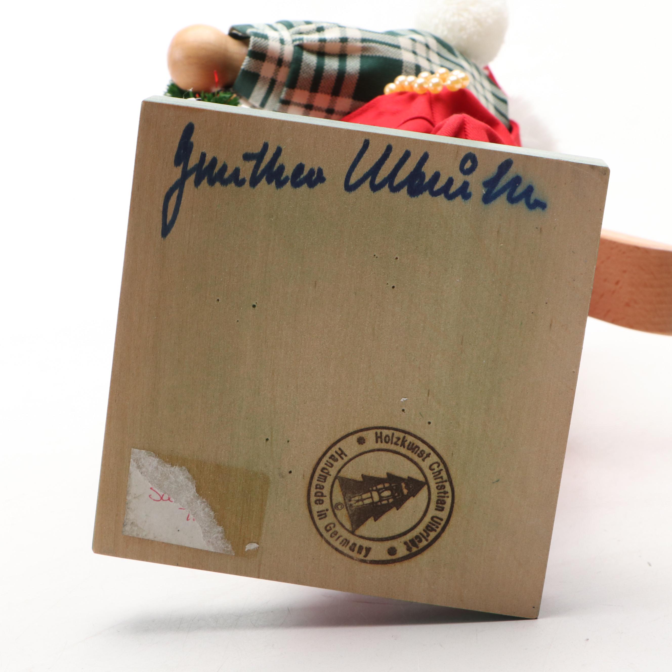 Christian Ulbricht German Handmade Santa Claus Planting Tree Nutcracker