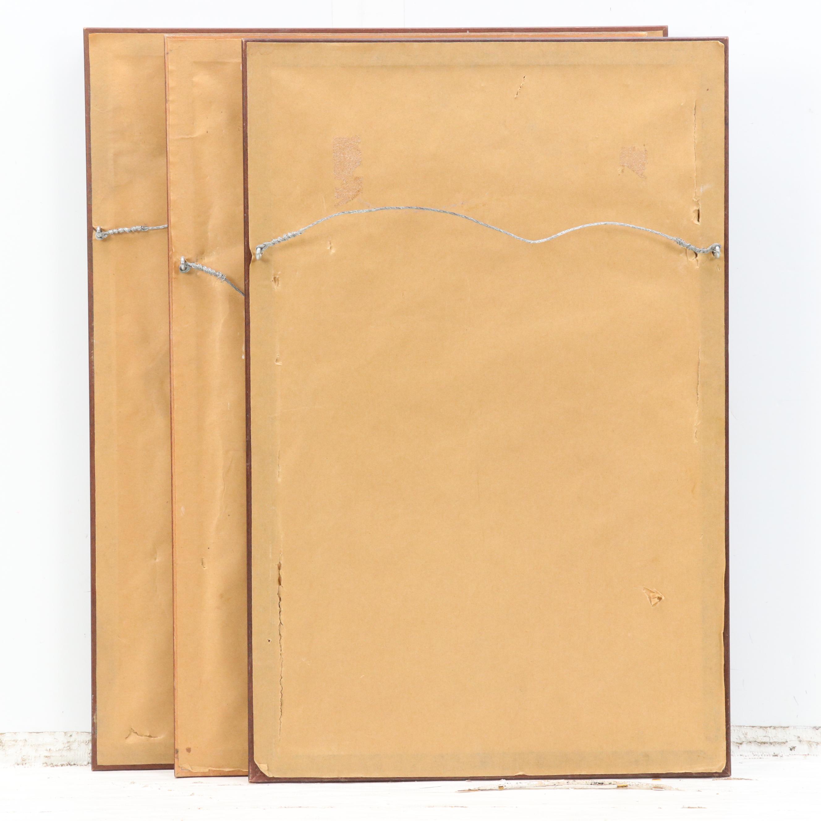 Lonnie C. Blackley Artist Proof European Landscape Etchings