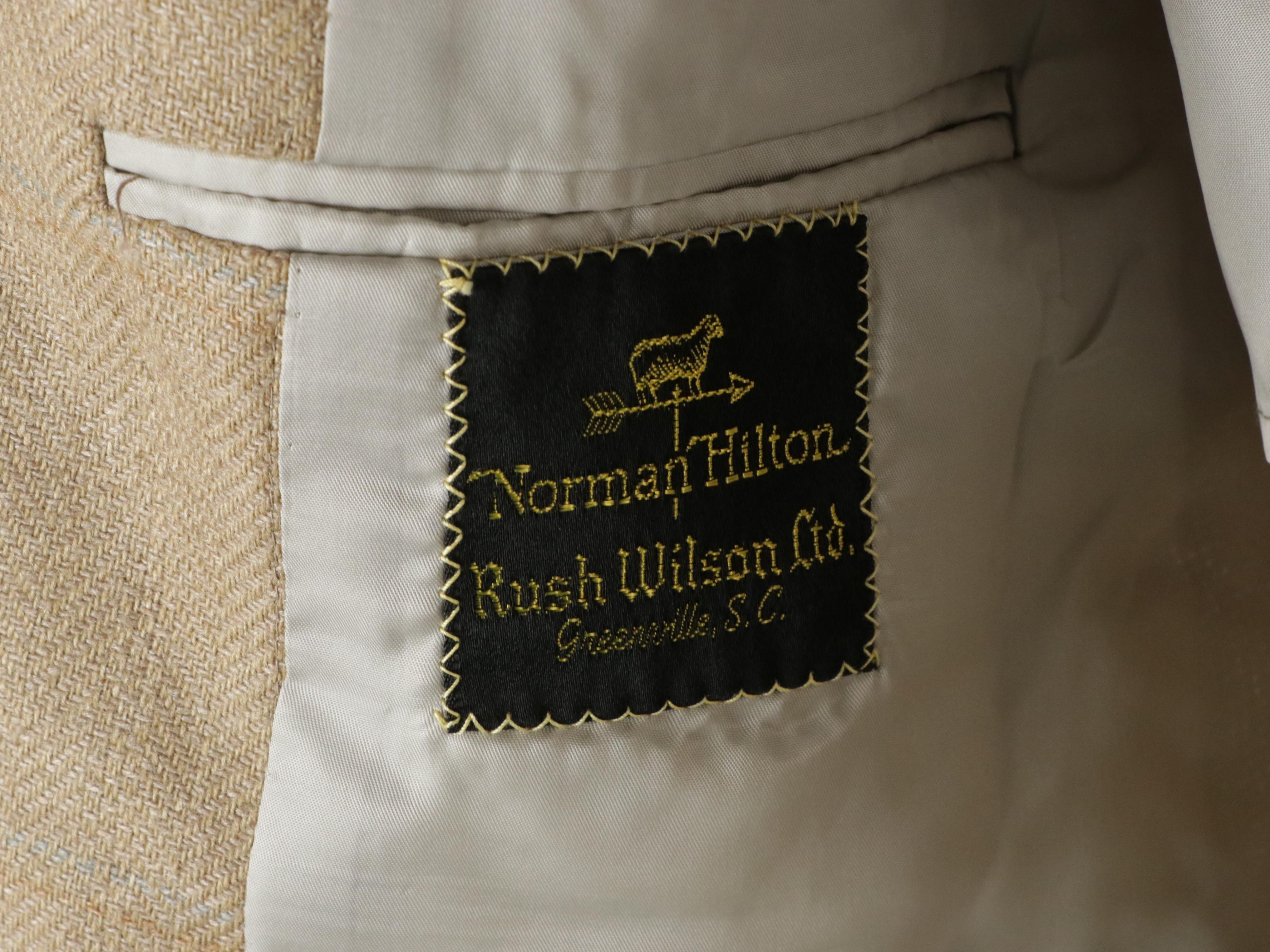 Men's Bill Blass and Norman Hilton Vintage Wool Blazer Jackets