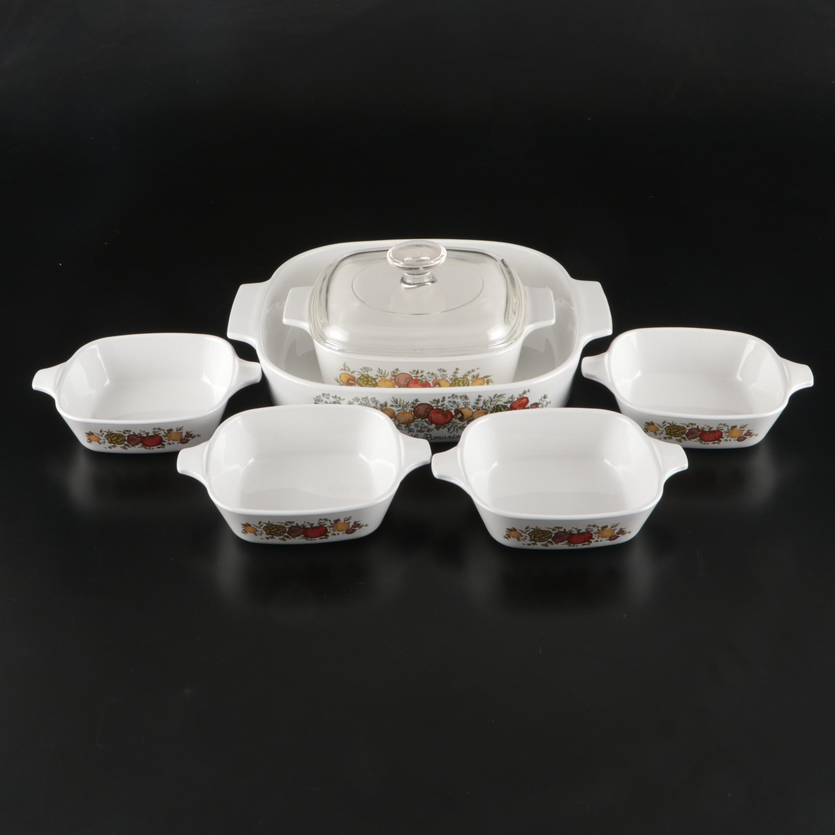 Corning Ware "Spice of Life" Casserole Dishes