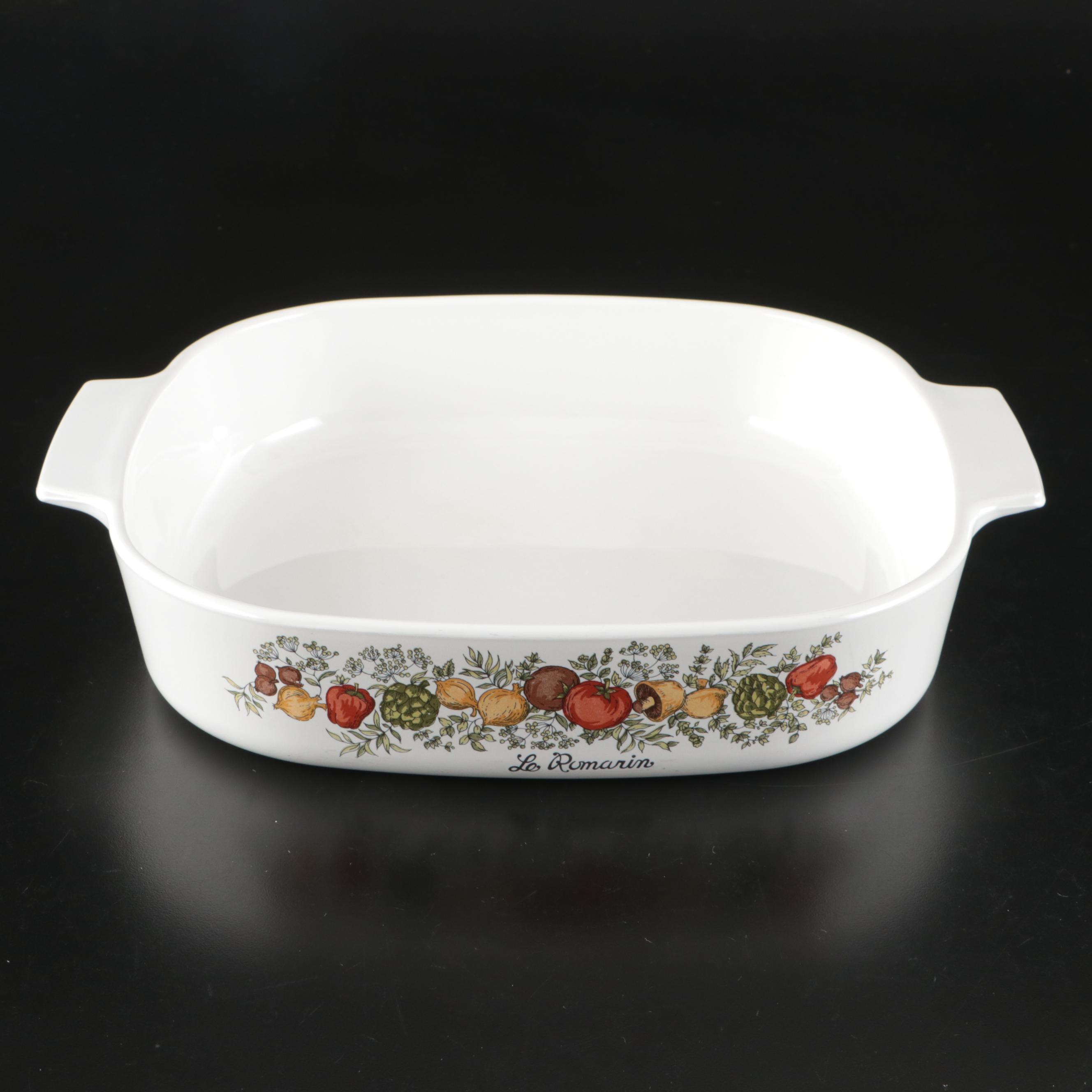 Corning Ware "Spice of Life" Casserole Dishes