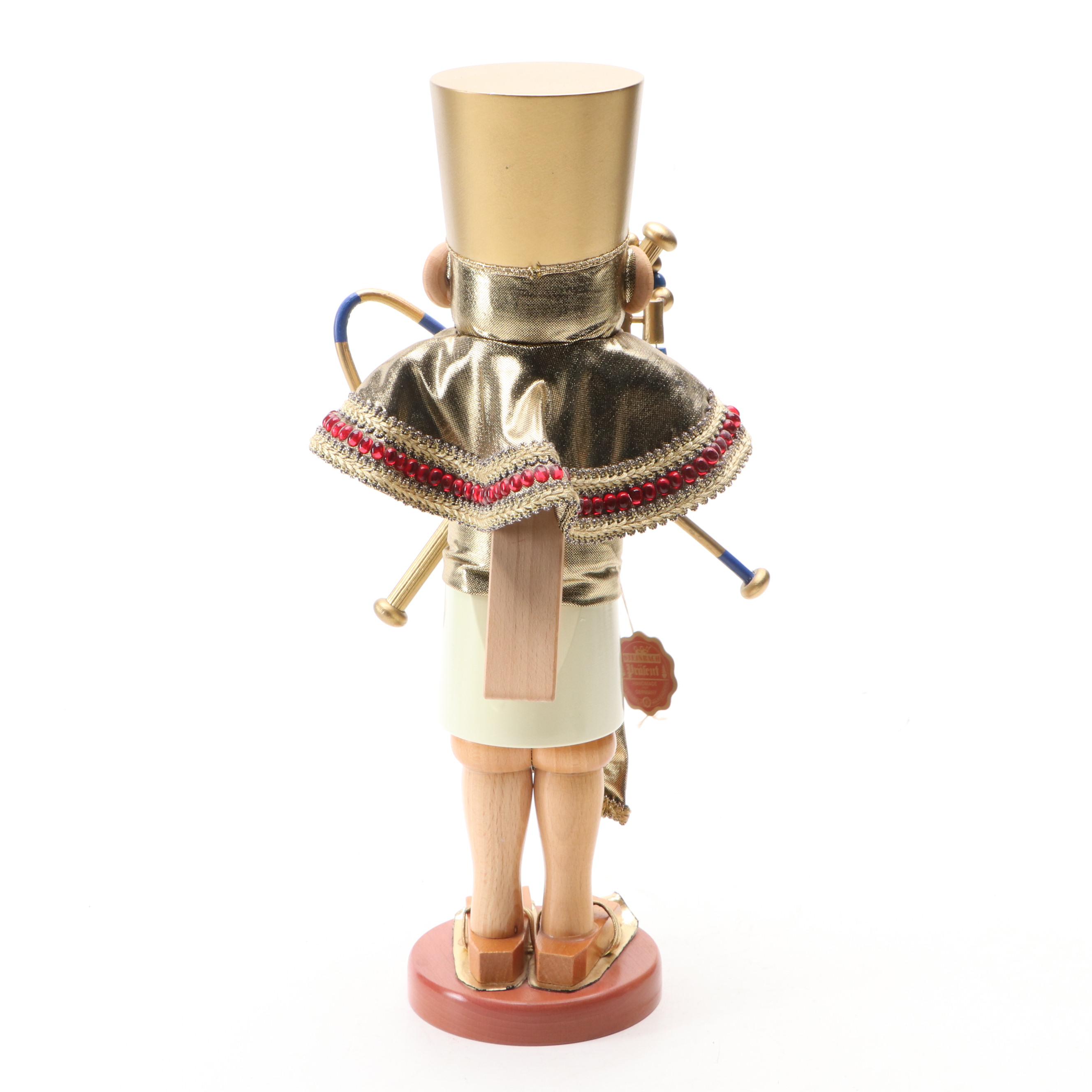 Steinbach German Handmade "Pharaoh" Wood Nutcracker