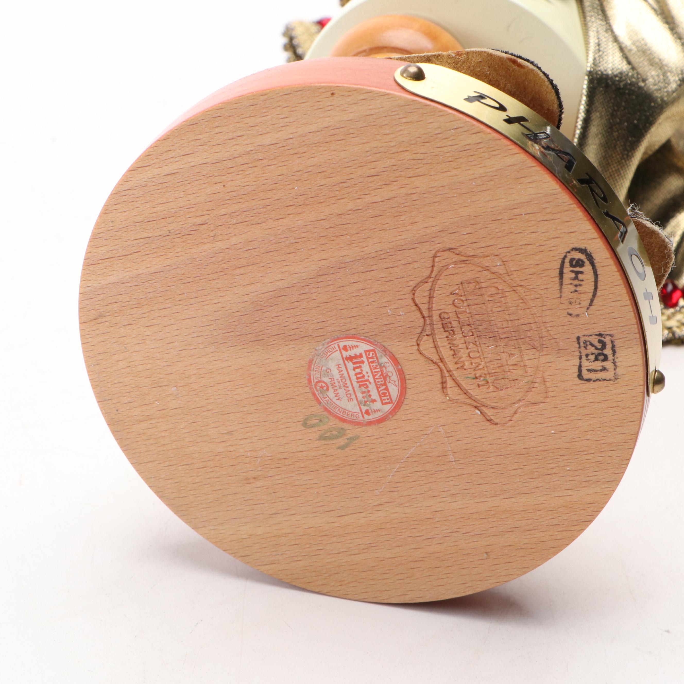 Steinbach German Handmade "Pharaoh" Wood Nutcracker