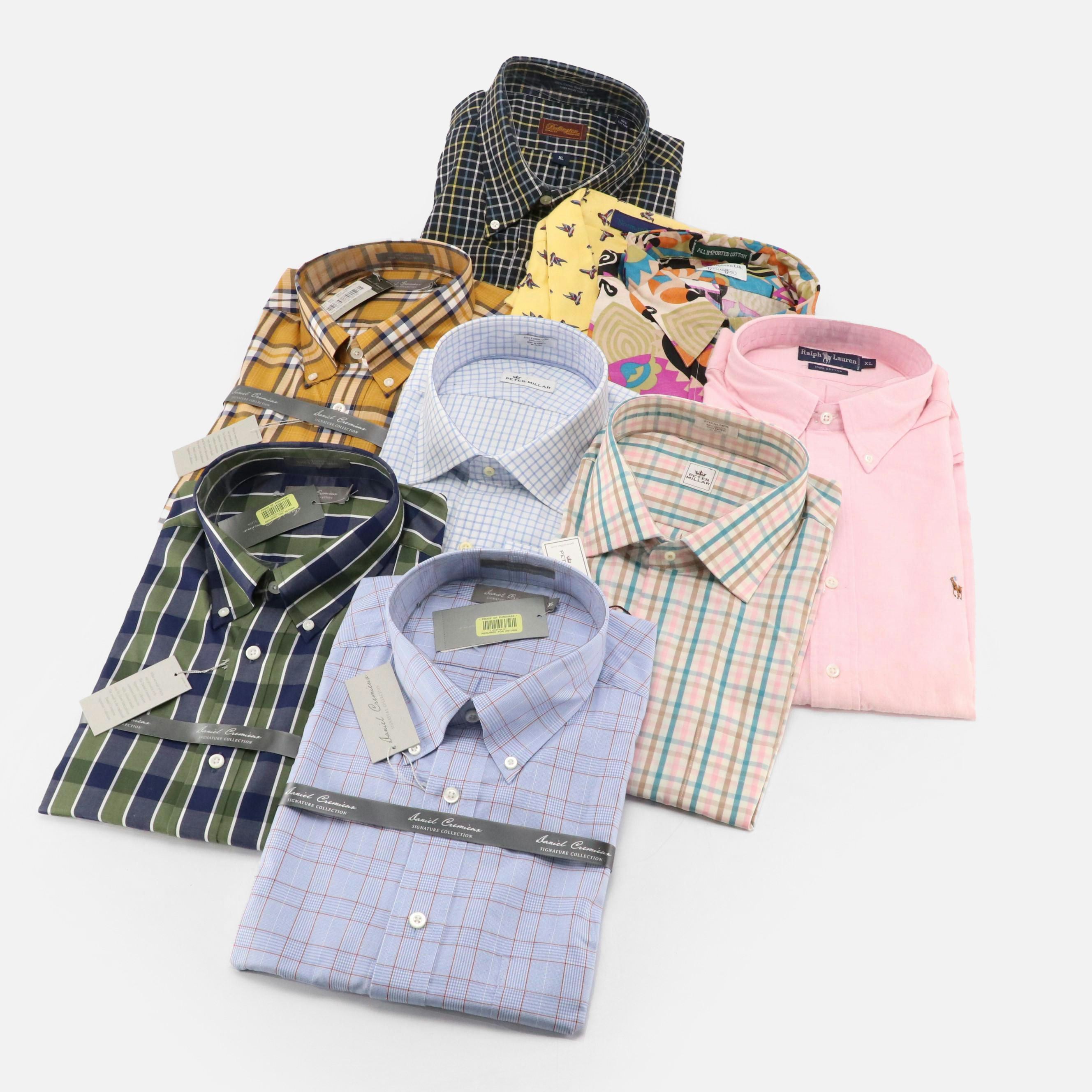 Men's Ralph Lauren, Daniel Cremieux, and Other Long/Short Sleeve Shirts