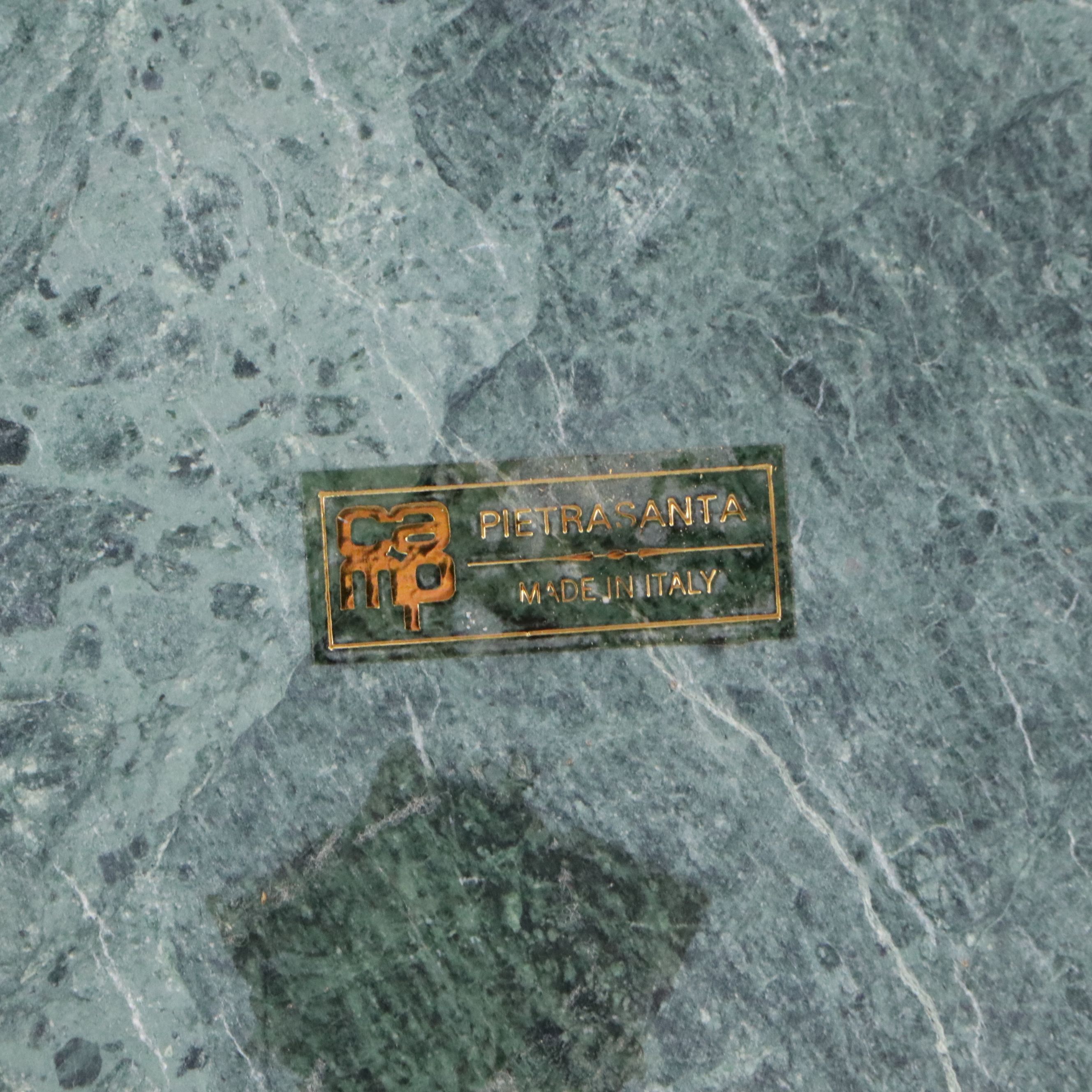 Italian Siena and Green Marble Plates and Bowls