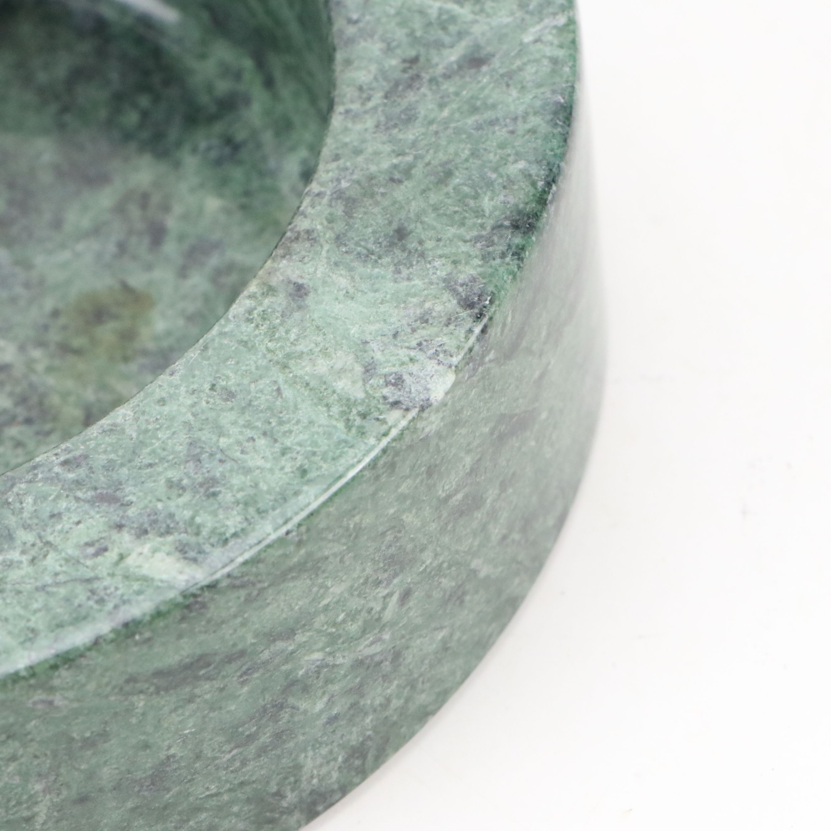 Italian Siena and Green Marble Plates and Bowls