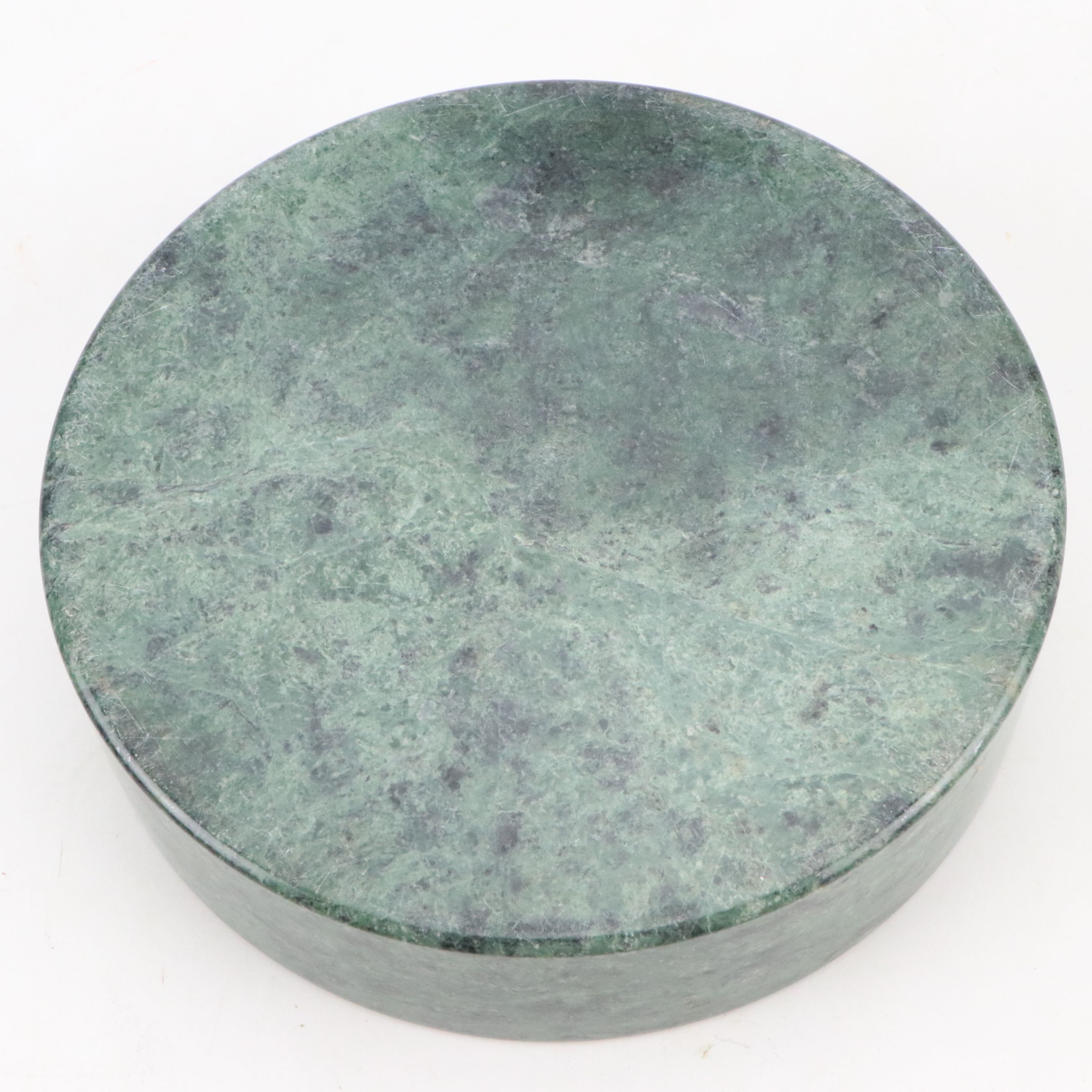 Italian Siena and Green Marble Plates and Bowls