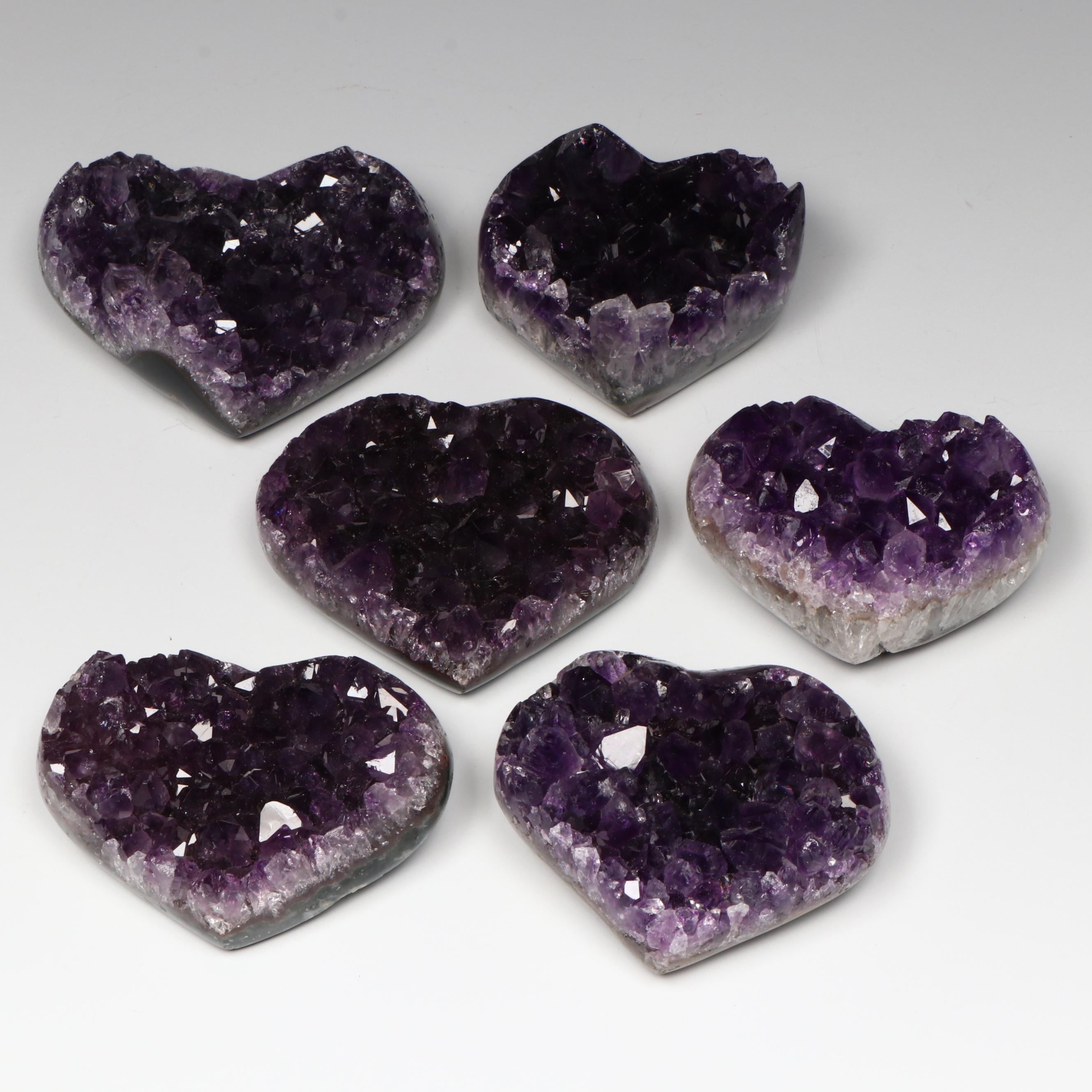 Amethyst Heart Specimen Collection