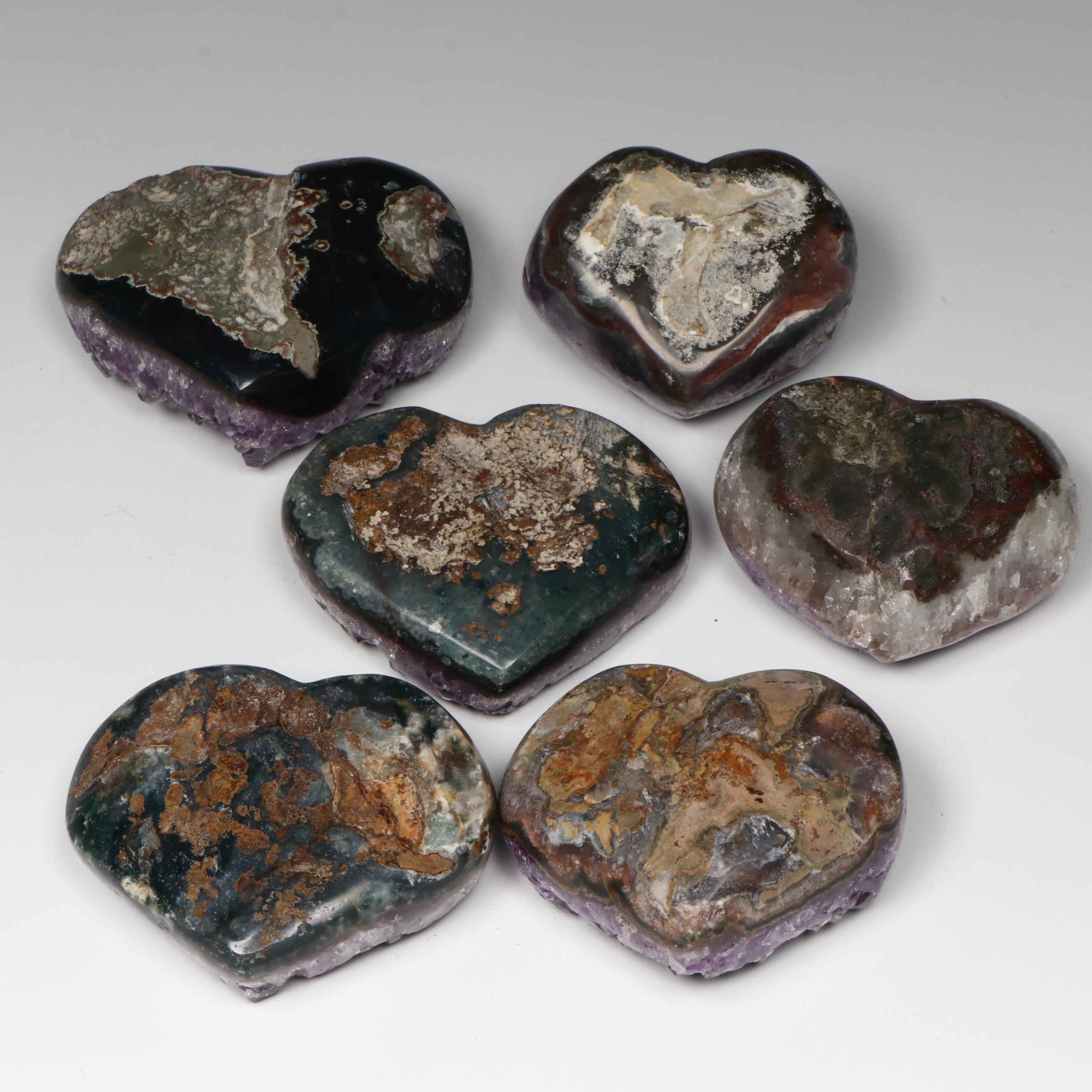 Amethyst Heart Specimen Collection