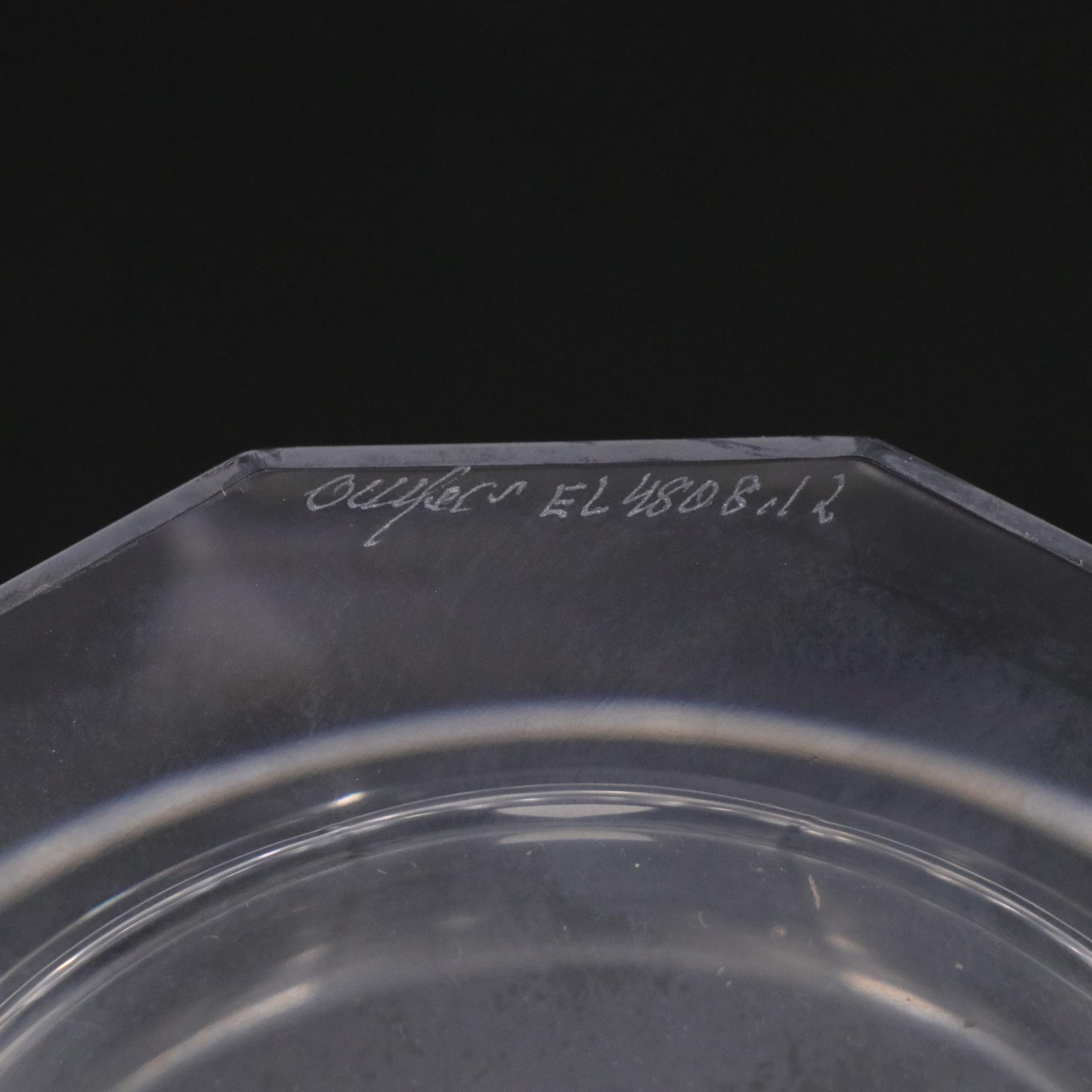 Orrefors "Regina" and Faceted Crystal Bowls, Late 20th Century