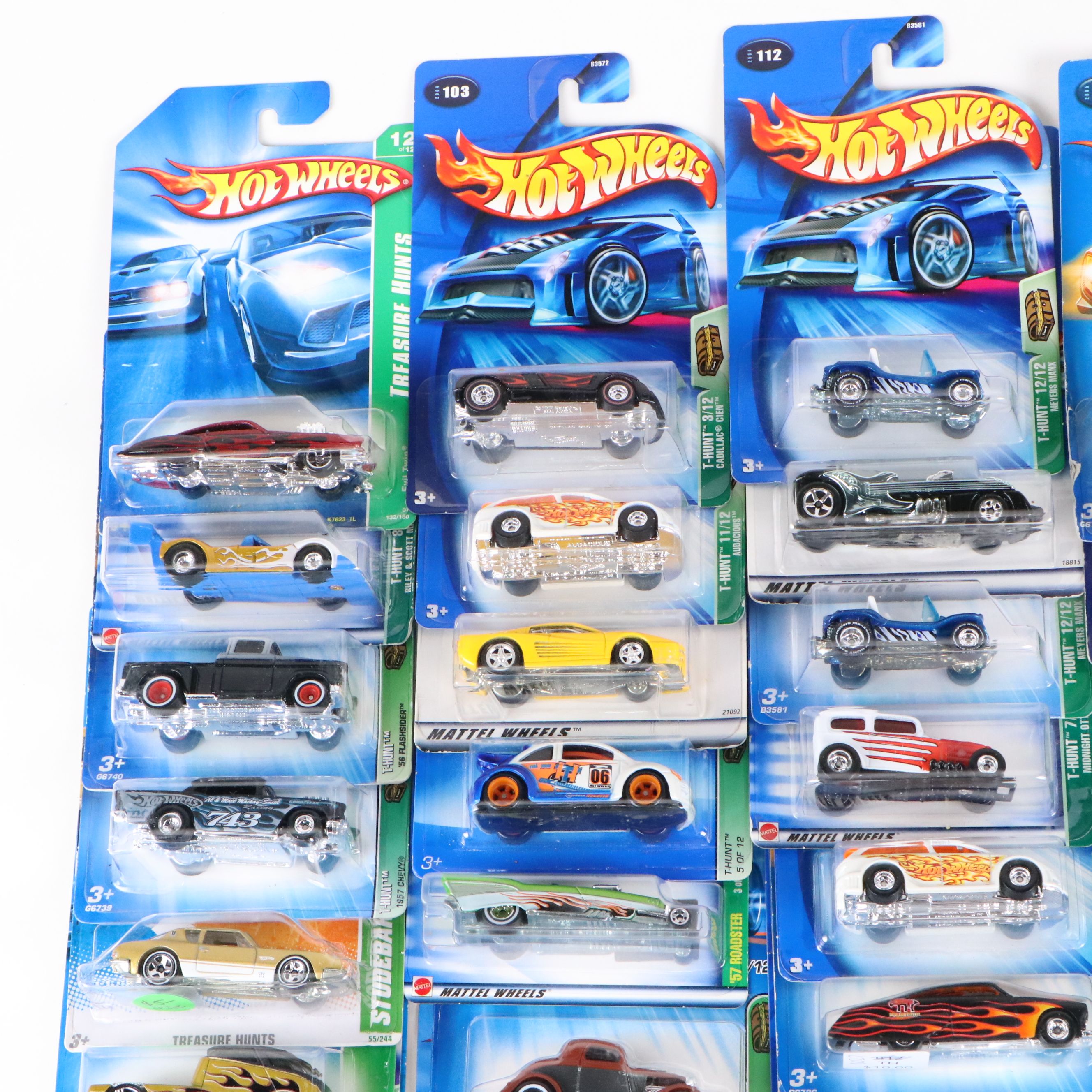 Hot Wheels "Midnight Otto" and More Treasure Hunt Series Diecast Cars