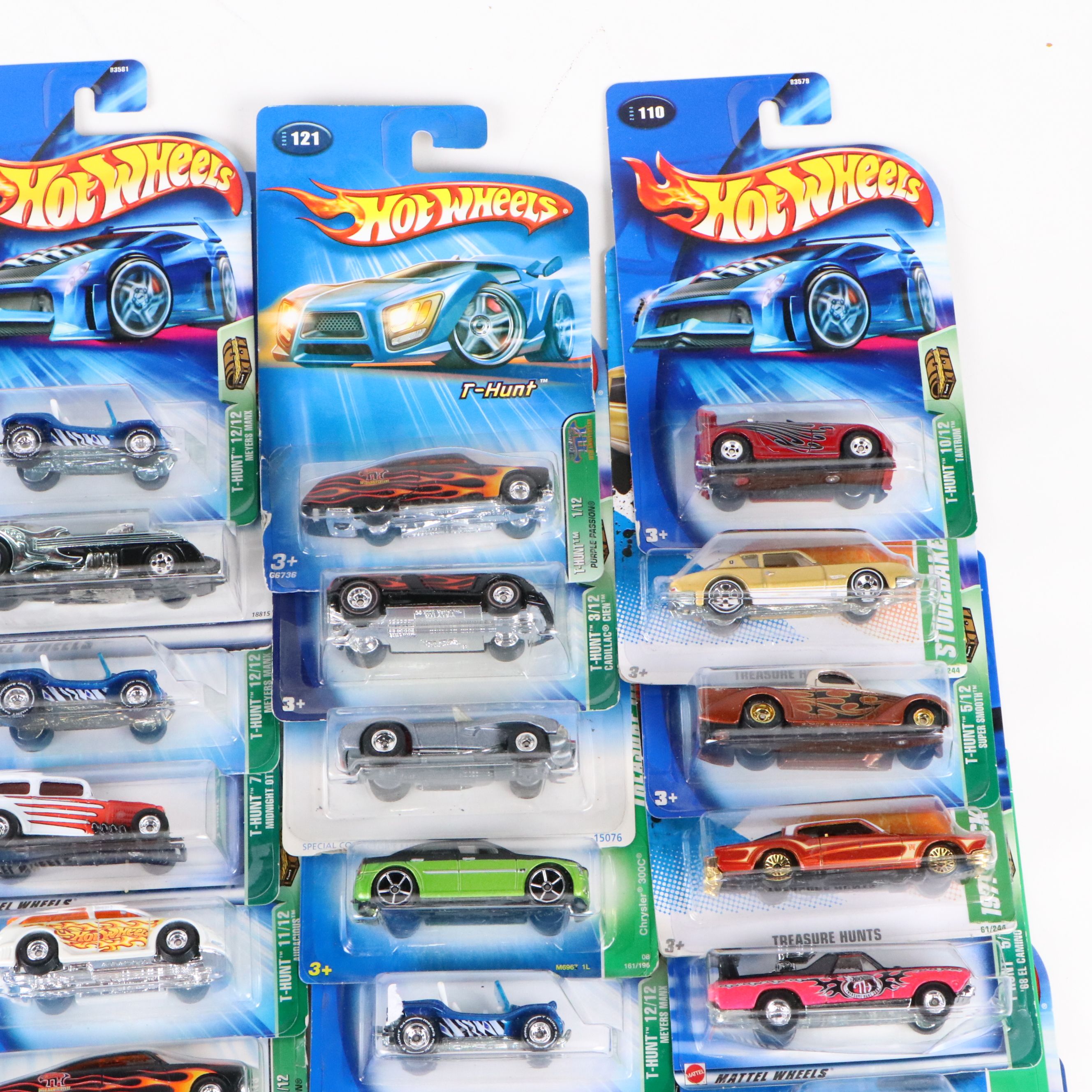 Hot Wheels "Midnight Otto" and More Treasure Hunt Series Diecast Cars
