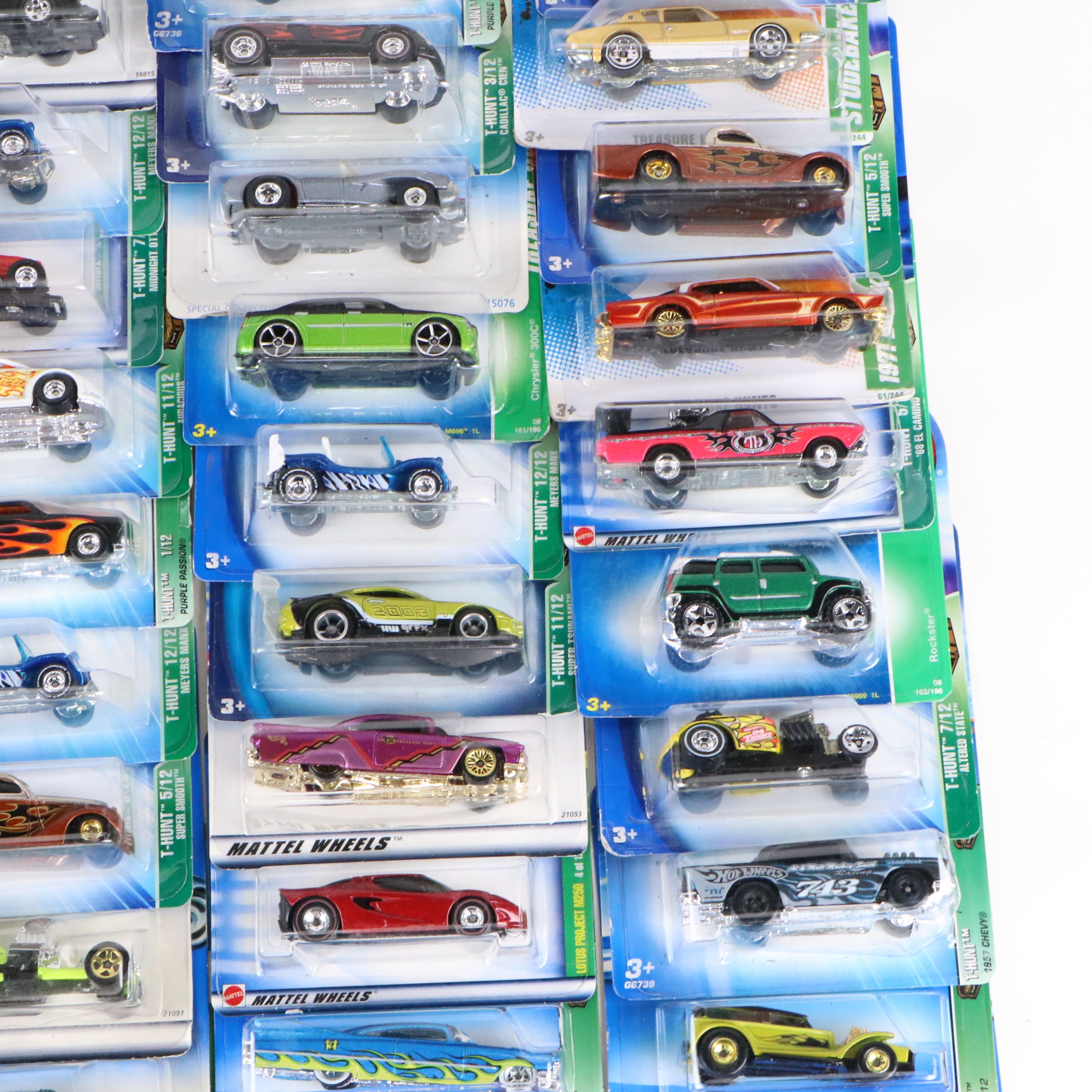 Hot Wheels "Midnight Otto" and More Treasure Hunt Series Diecast Cars