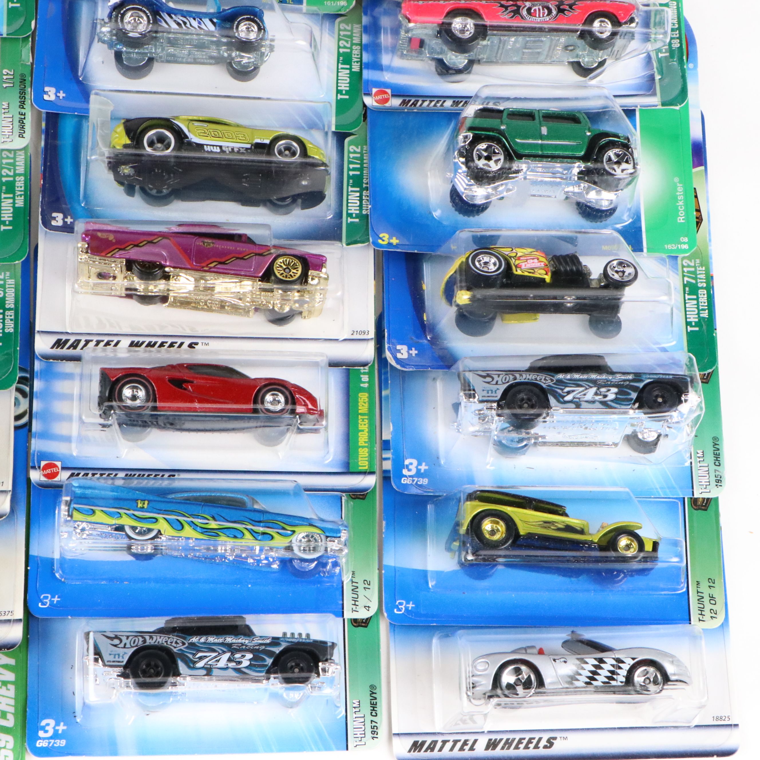 Hot Wheels "Midnight Otto" and More Treasure Hunt Series Diecast Cars
