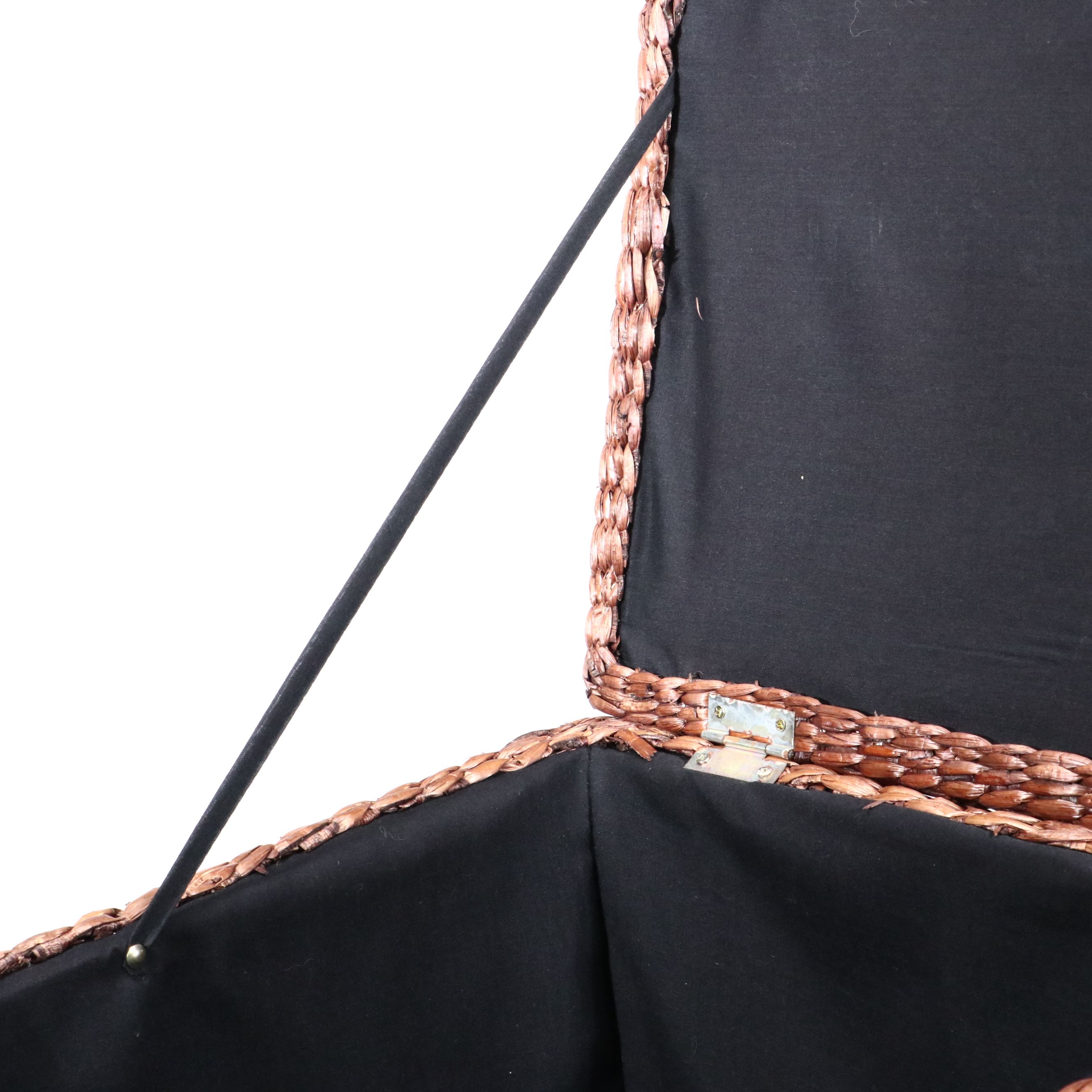 Level Up Faux Suede and Woven Wicker Storage Cubes