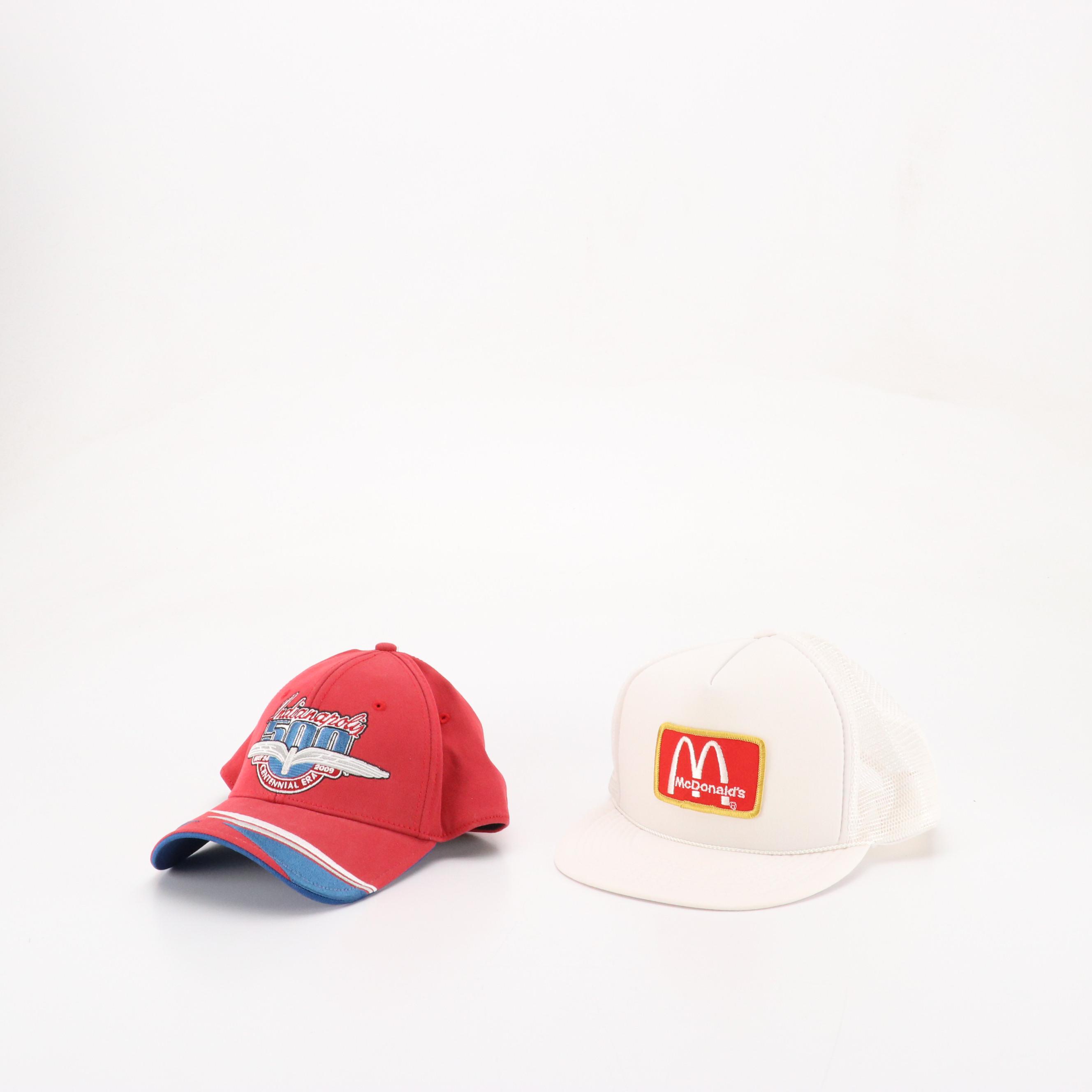 Indianapolis 500, McDonald's, BMW, and Newman Haas Lanigan Racing Baseball Caps