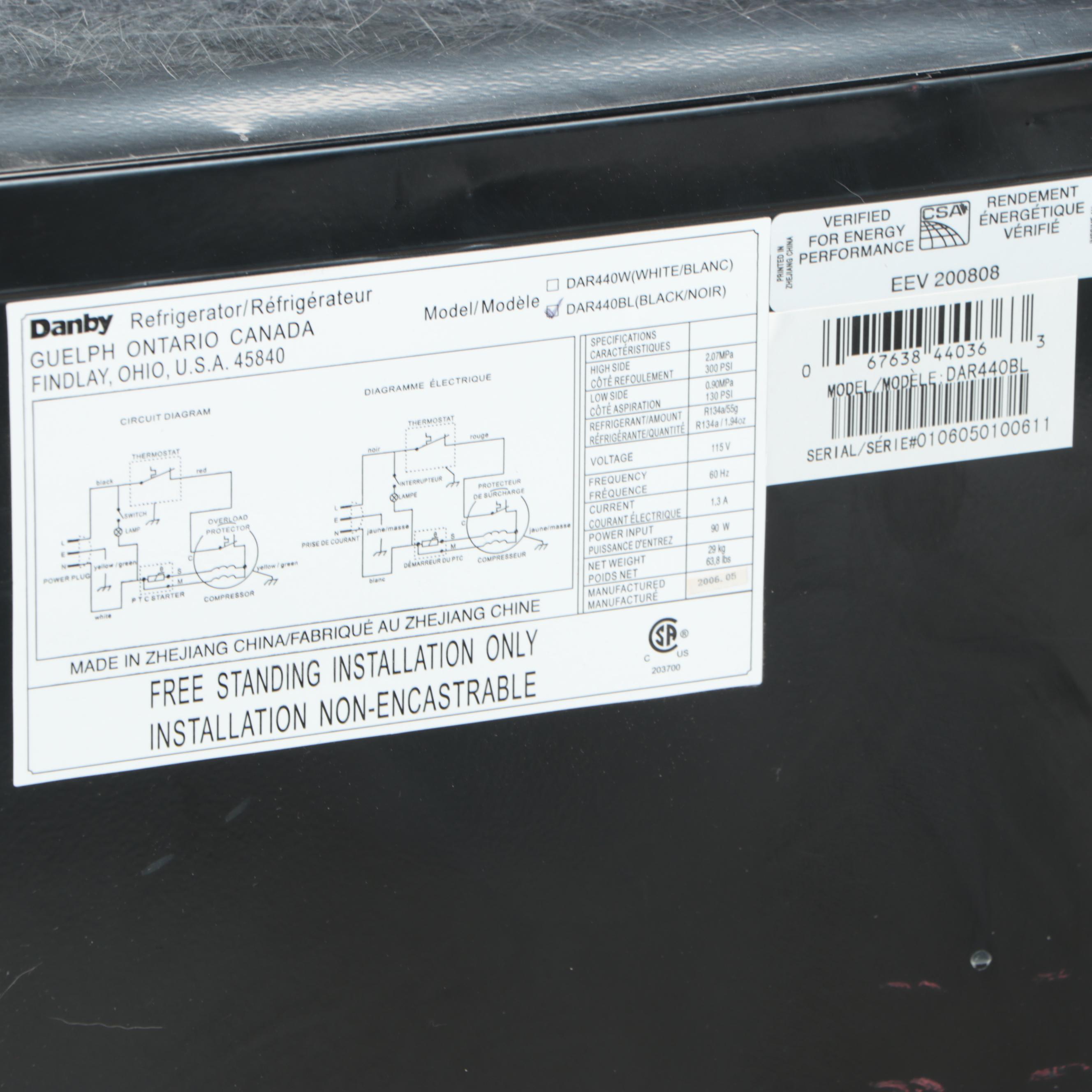 Danby Designer Compact Fridge