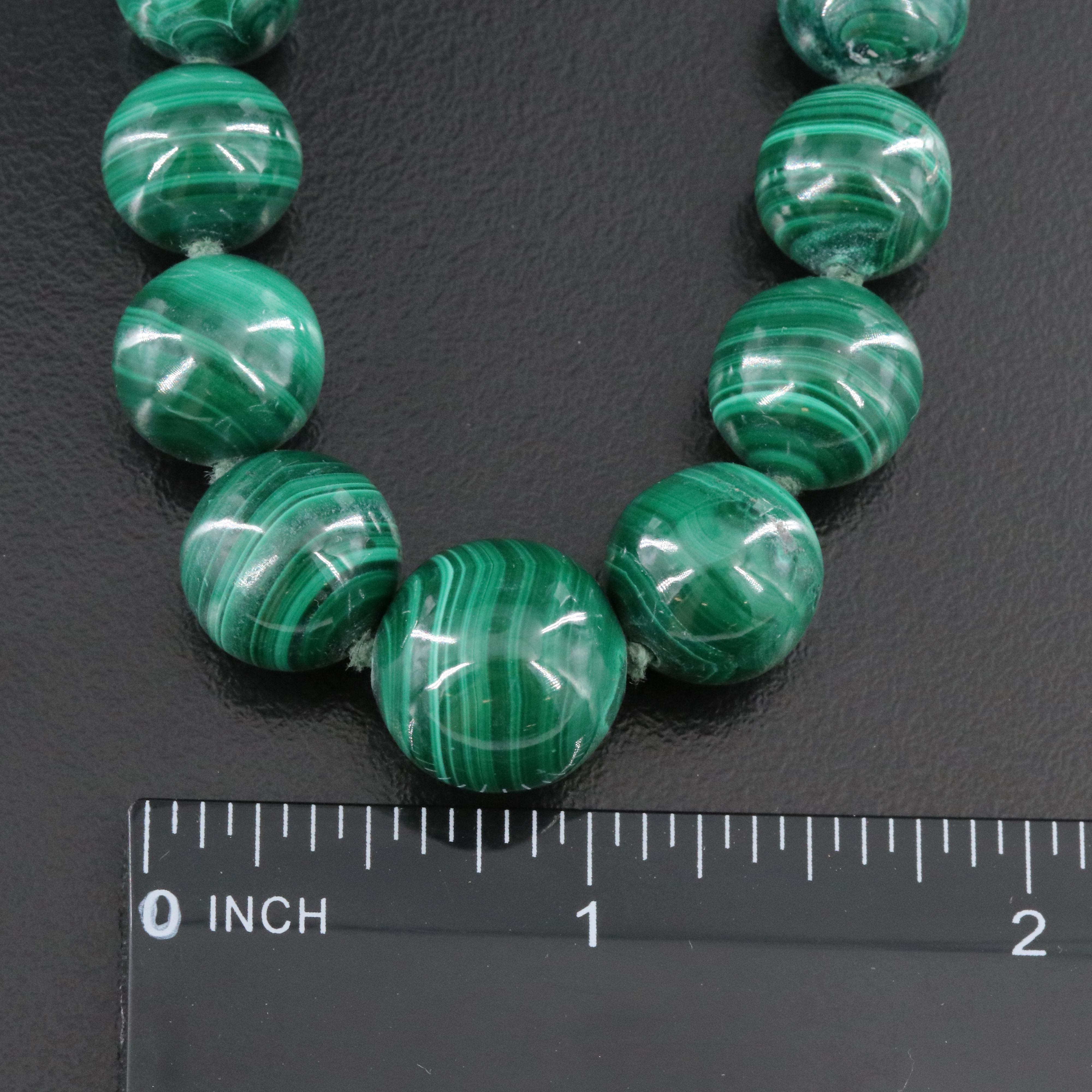 Malachite Bead Necklace