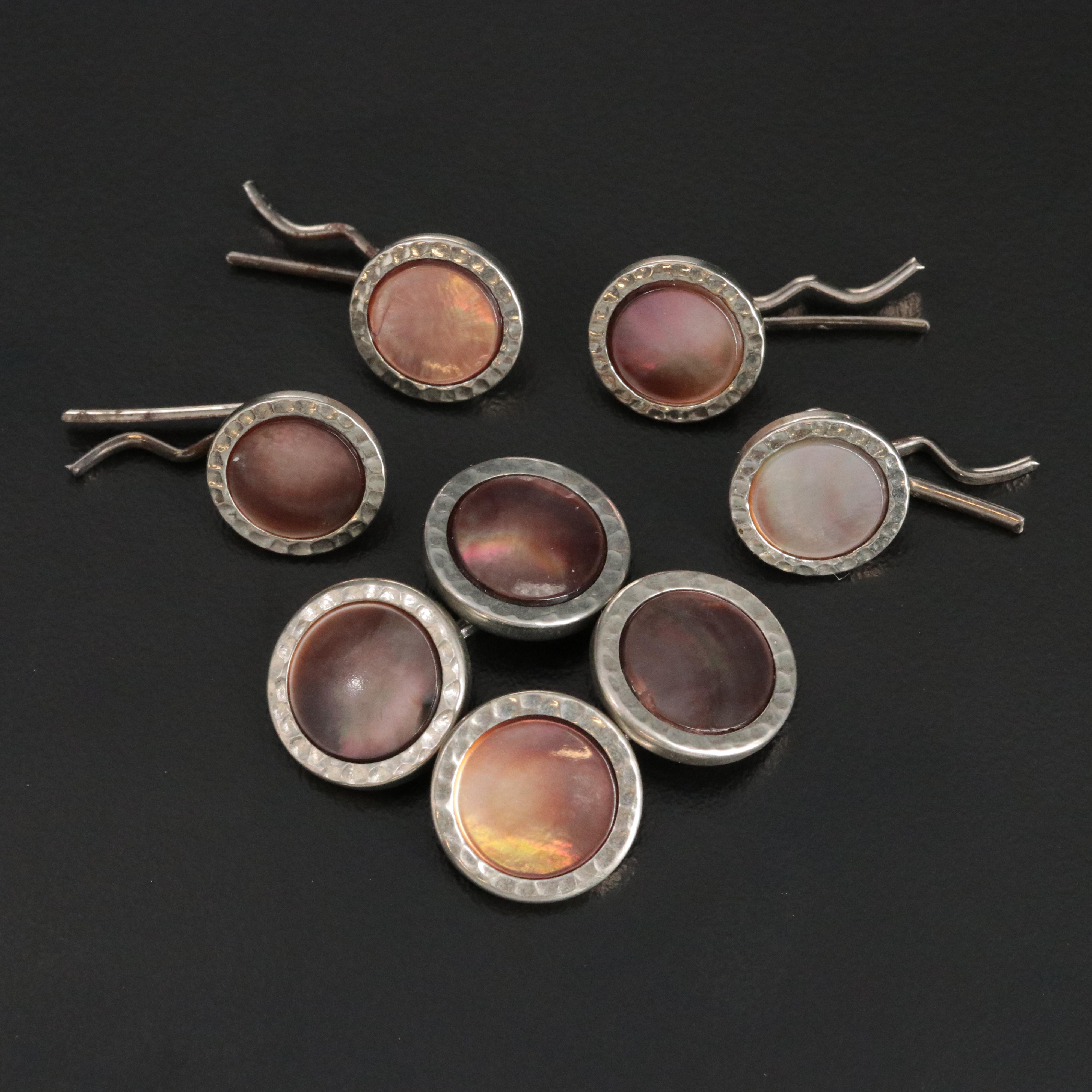 Vintage Mother-of-Pearl Men's Dress Set