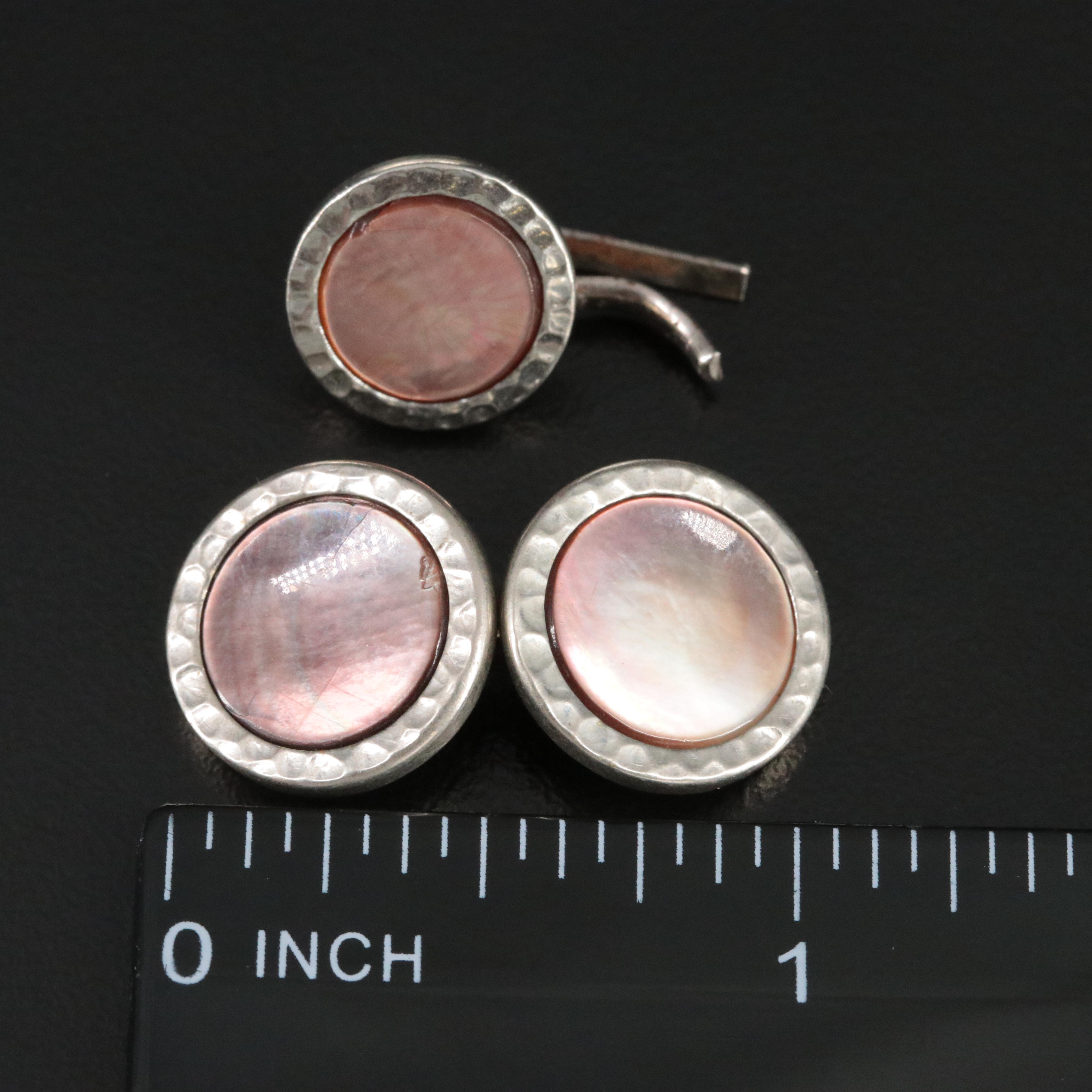 Vintage Mother-of-Pearl Men's Dress Set