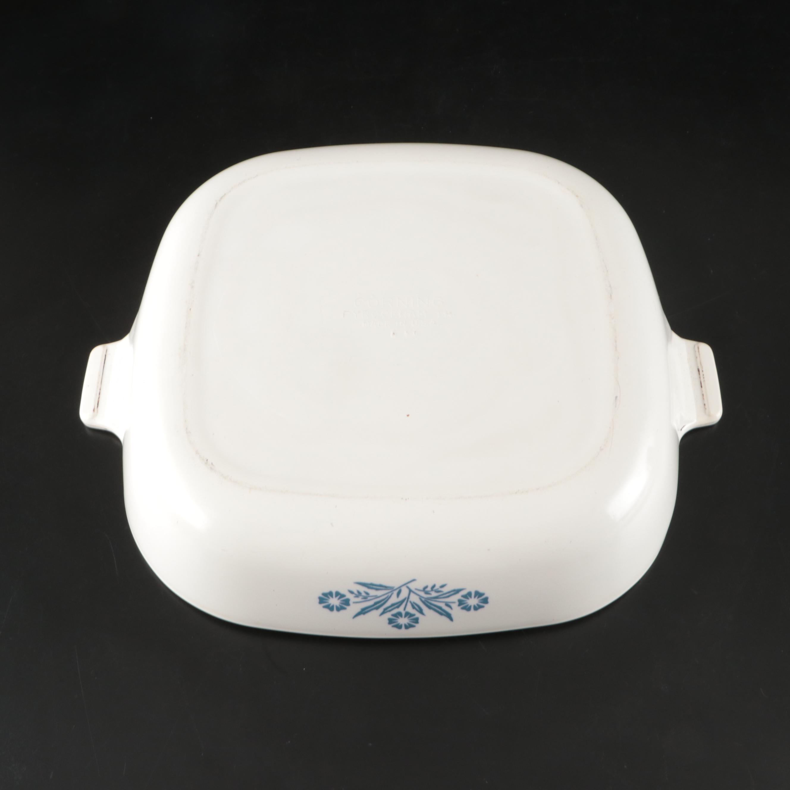 Corning Ware "Cornflower" Stove Top Percolator and Cookware