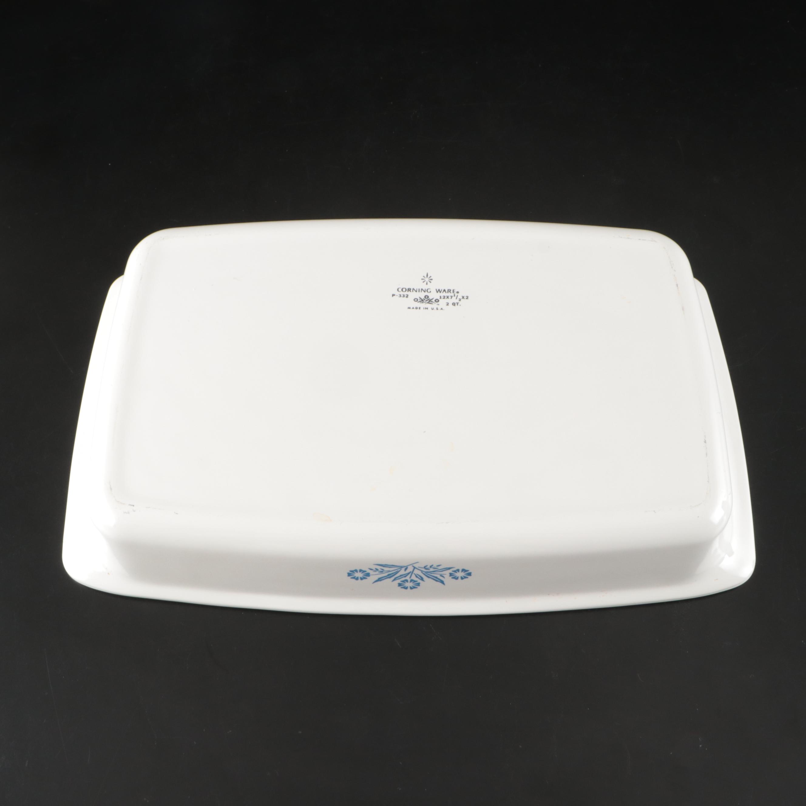 Corning Ware "Cornflower" Stove Top Percolator and Cookware