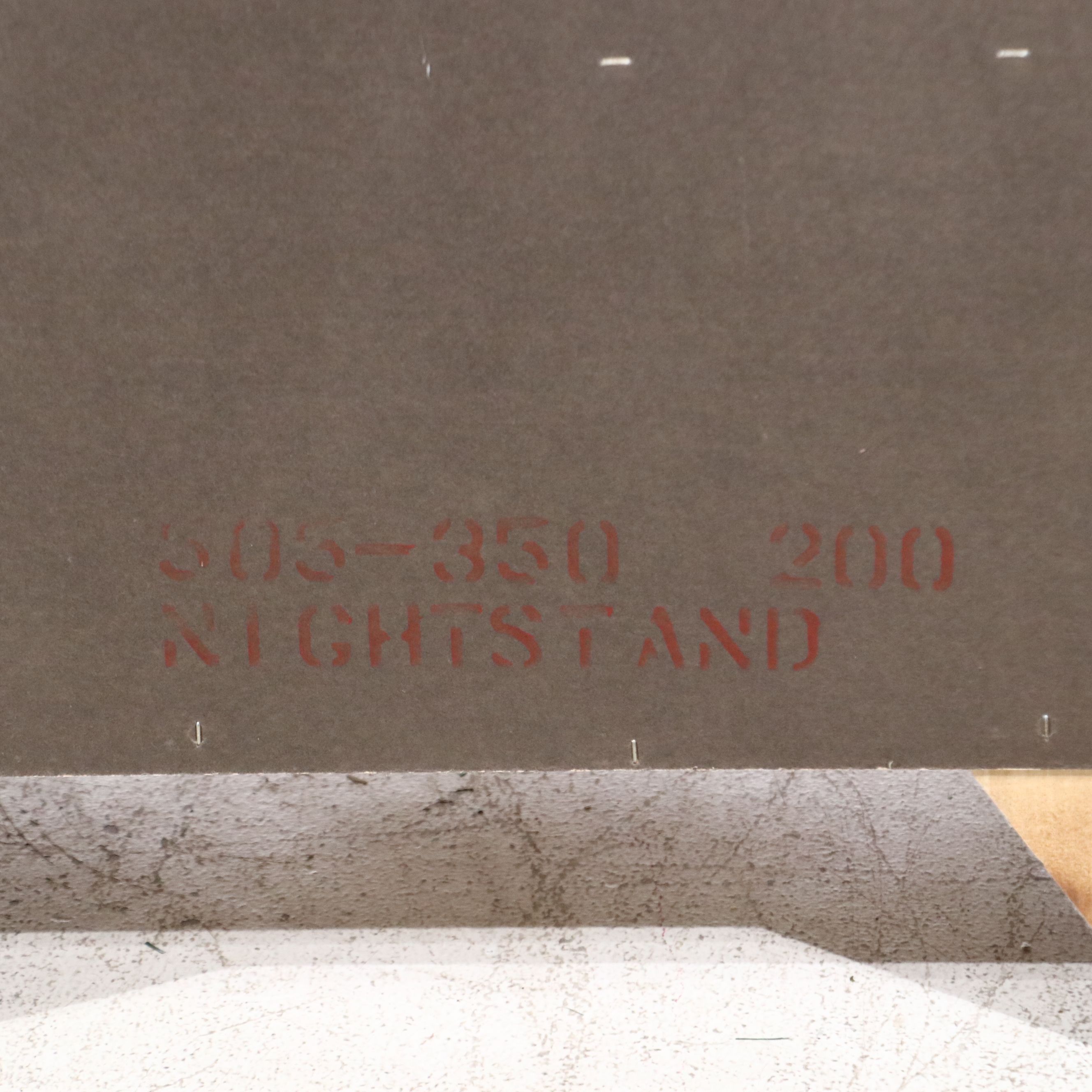 Victorian Style Oak Two-Draer Cabinet