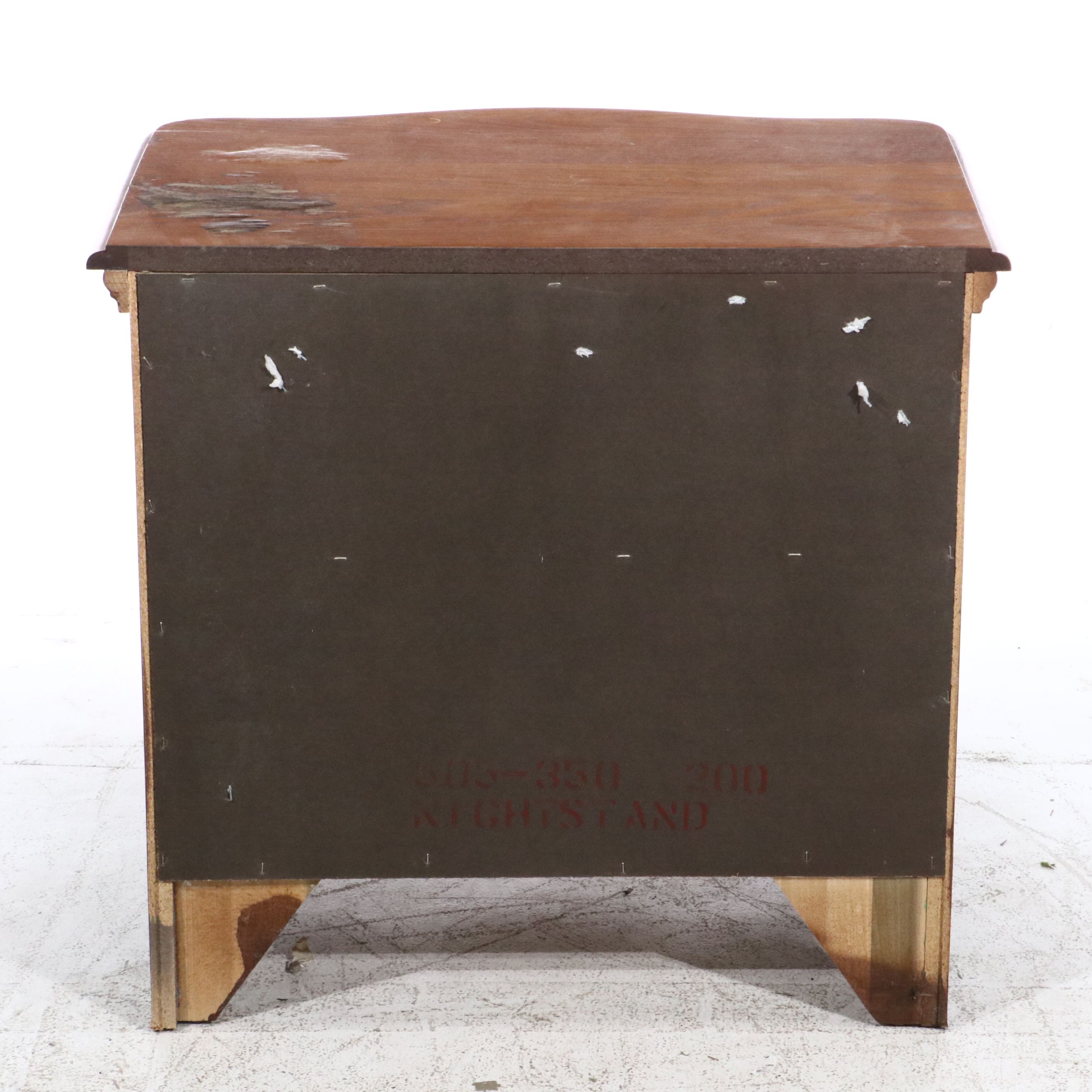 Victorian Style Oak Two-Draer Cabinet