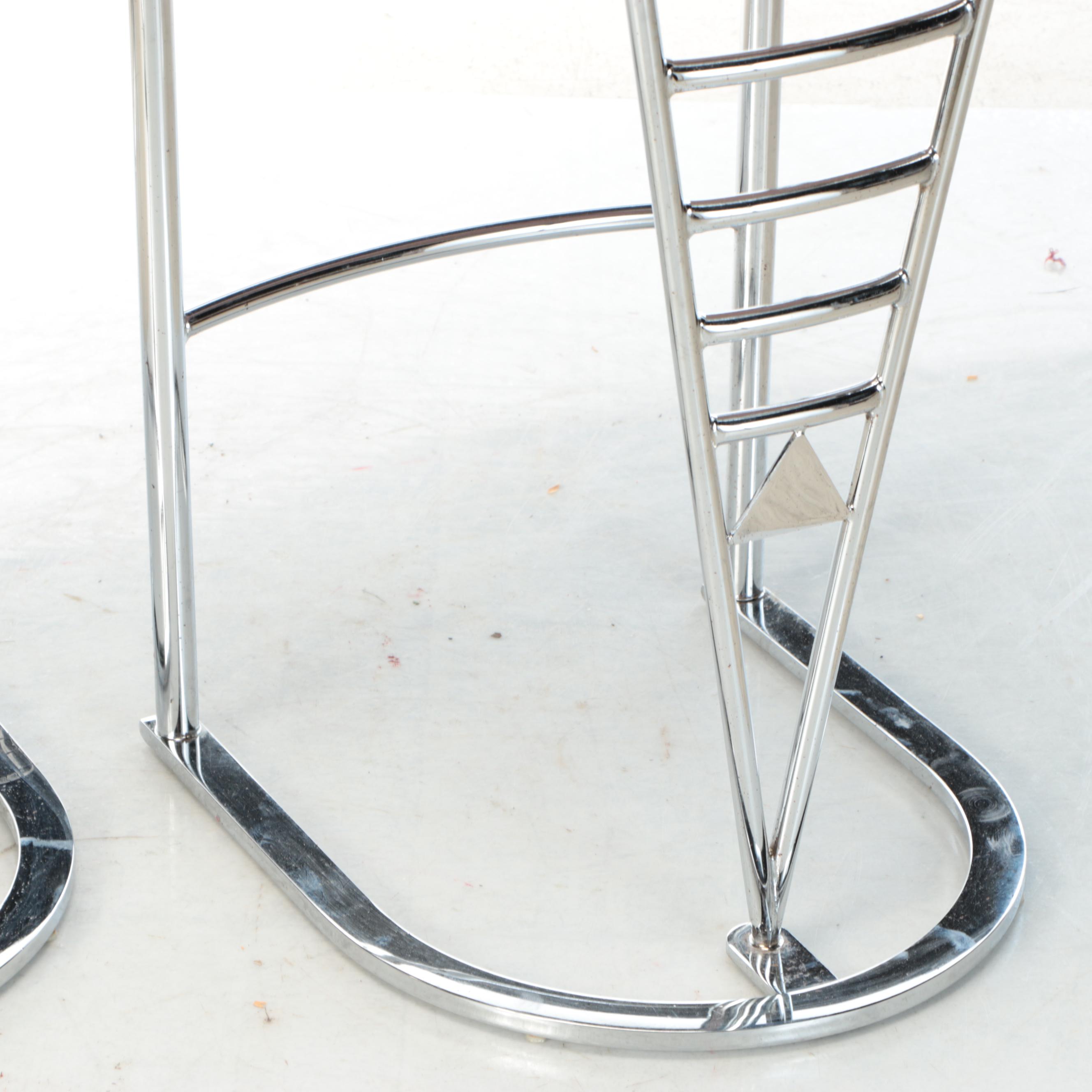 Design Institute of America Chrome Barstools