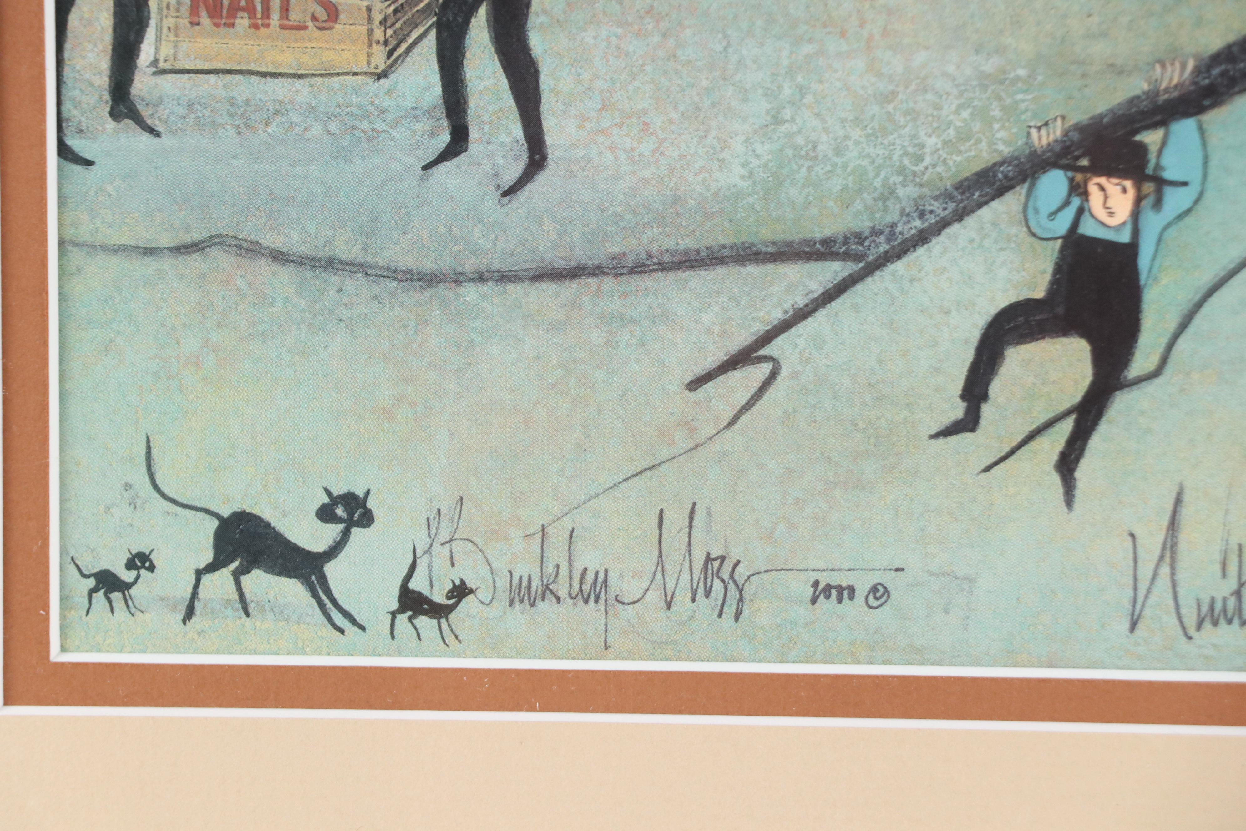 Offset Lithograph After P. Buckley Moss "United in Faith," 2000